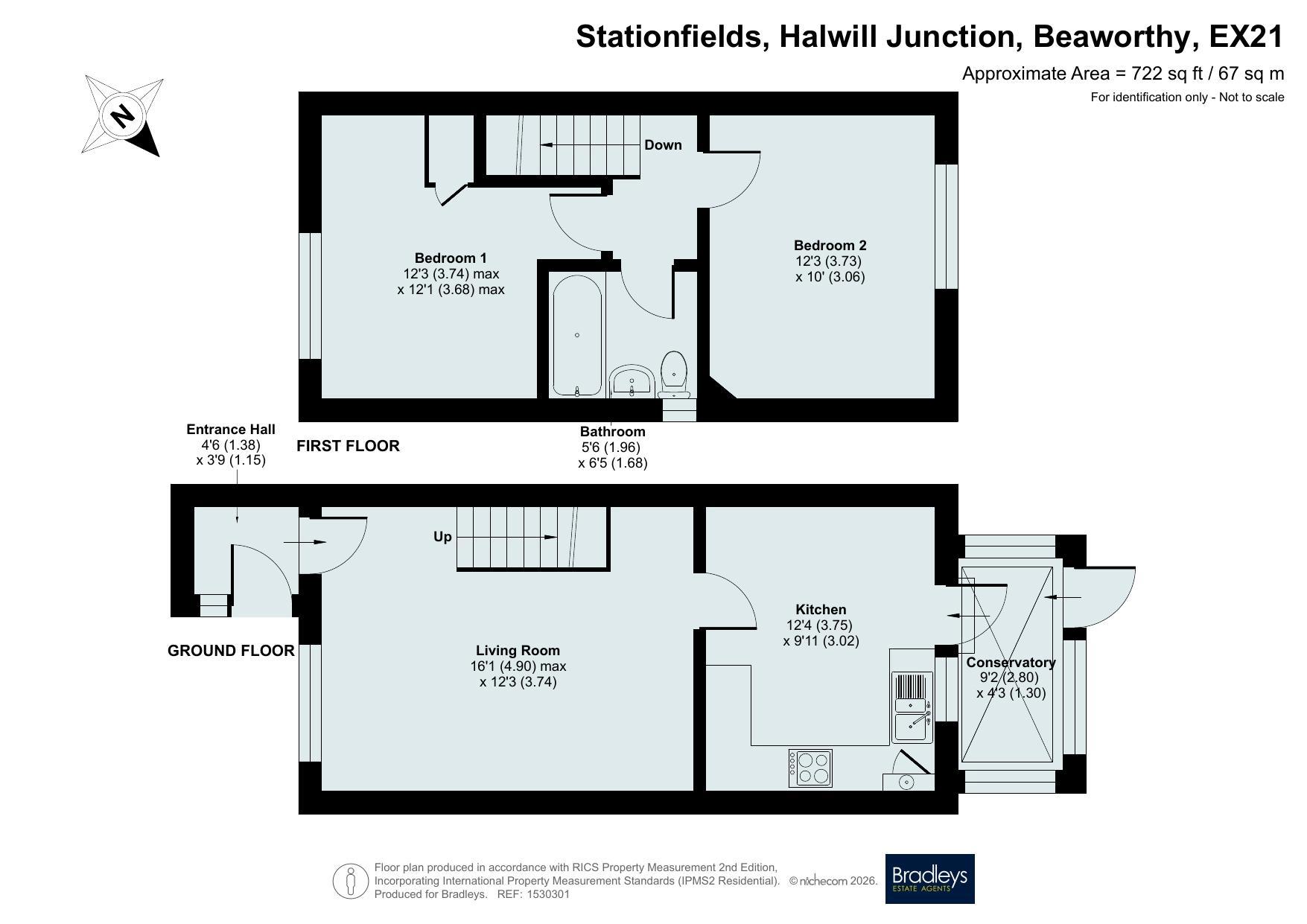 18, Stationfields, Beaworthy floorplan