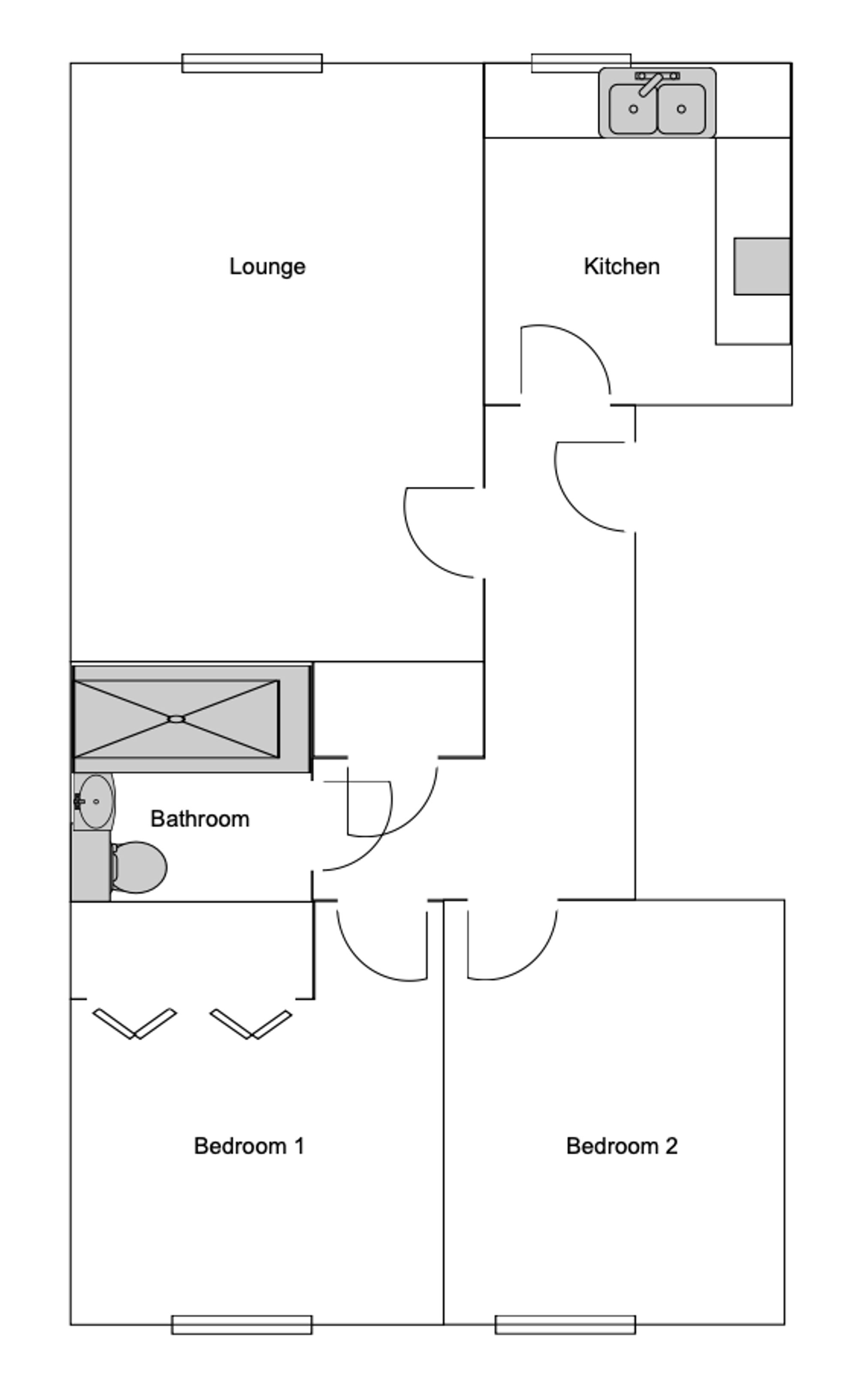 2d Smithy Court Main Street, Greenock floorplan