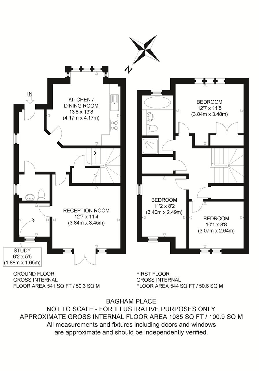 19, Bagham Place, Chilham floorplan