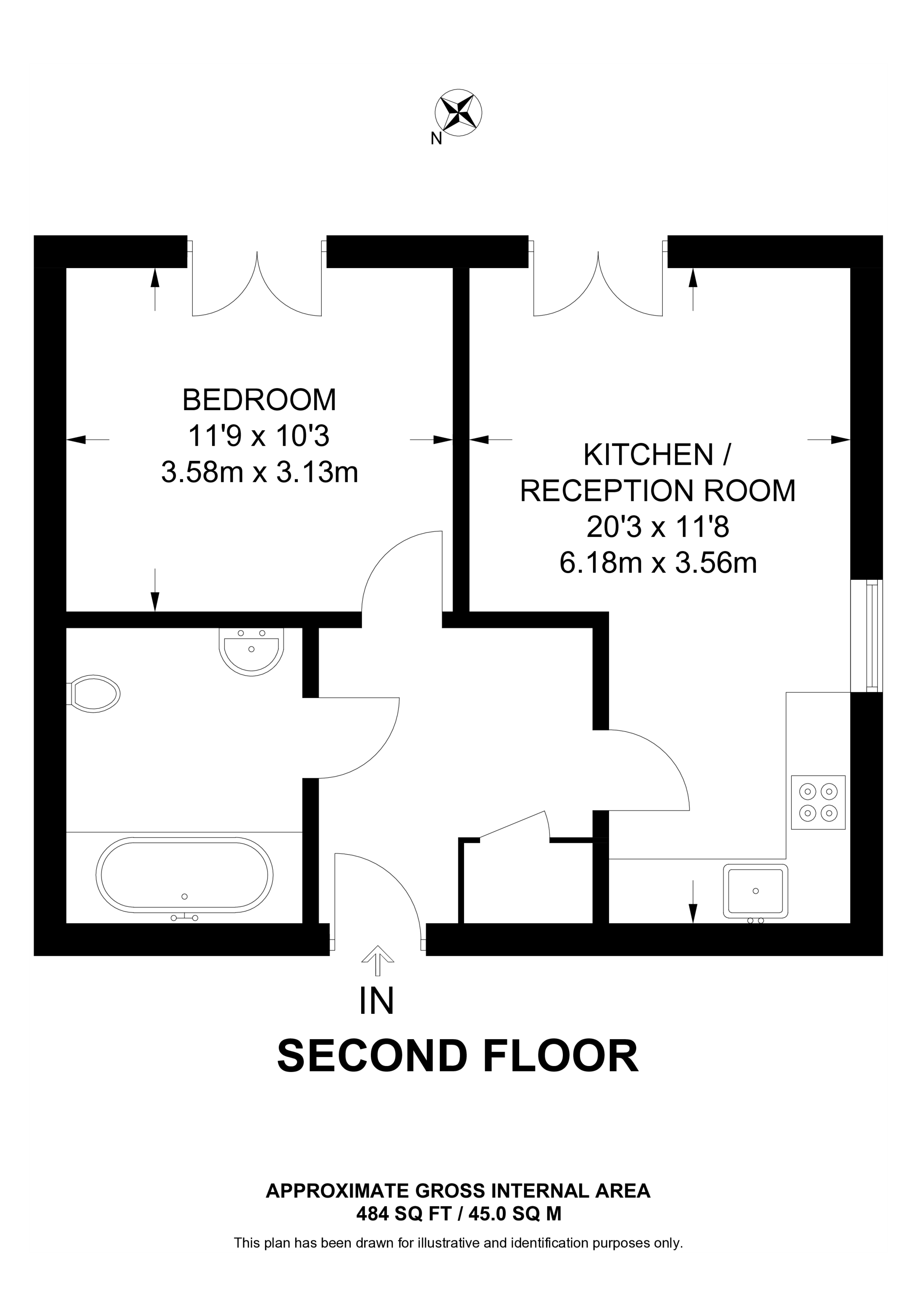 Apple Tree Road, Tottenham floorplan