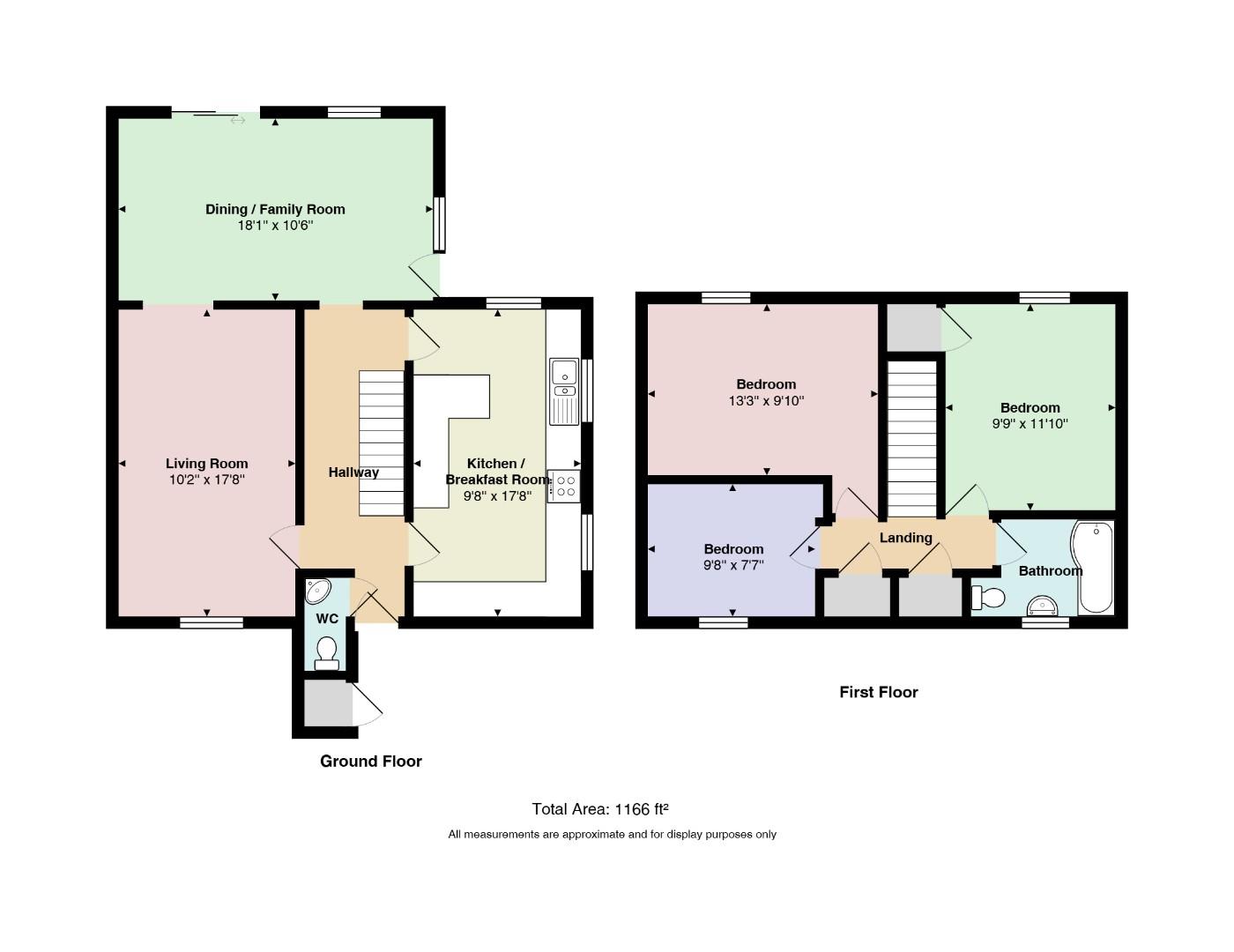 100, Meadow Way, Leighton Buzzard floorplan