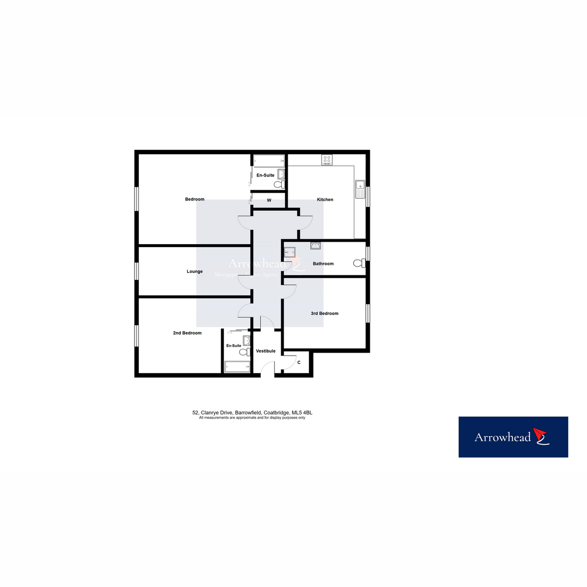 Clanrye Drive, Coatbridge floorplan