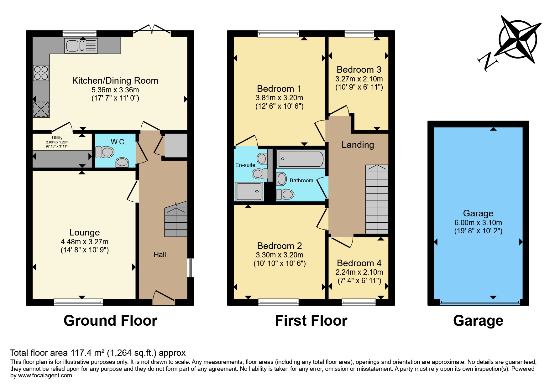 33, Coleman Way, Parkwood, Maidstone floorplan