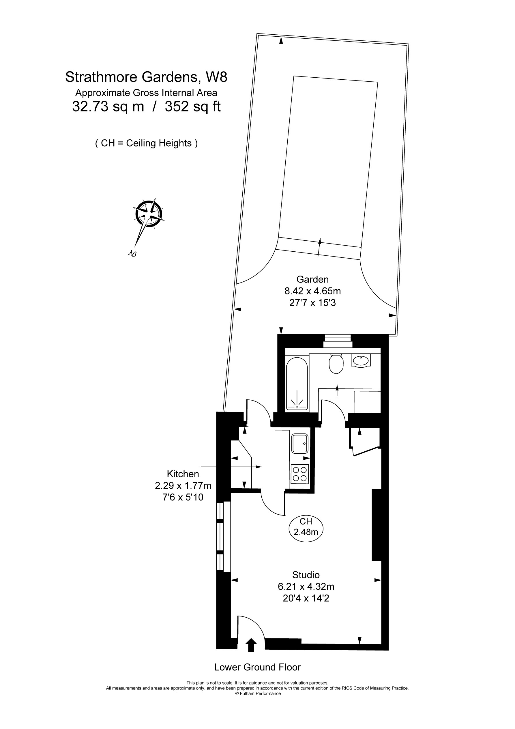 Flat 1, 6, Strathmore Gardens, London floorplan