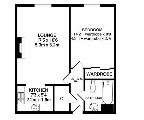 Beechwood Gardens, Caterham floorplan