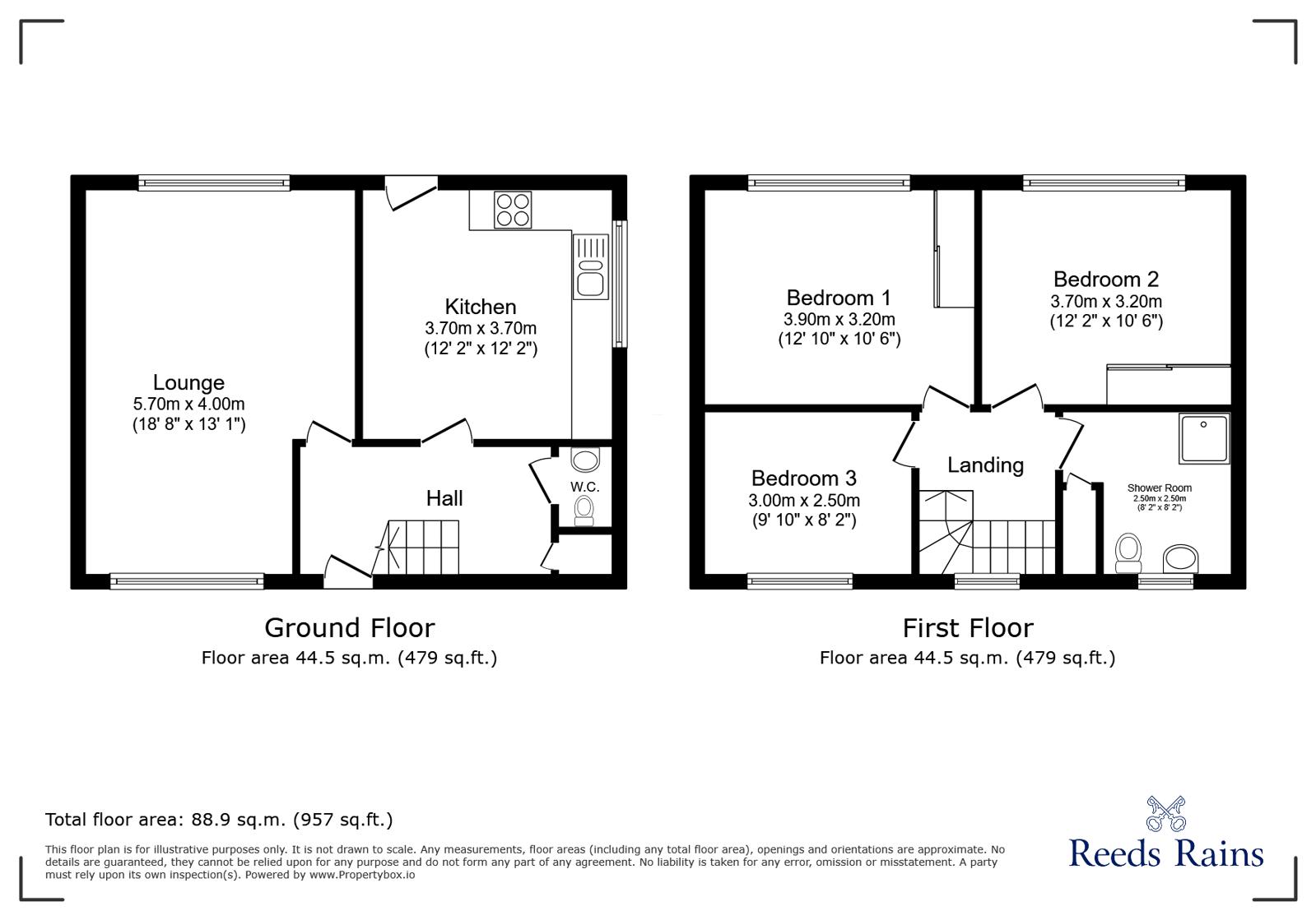 14, Conyers Avenue, Durham floorplan