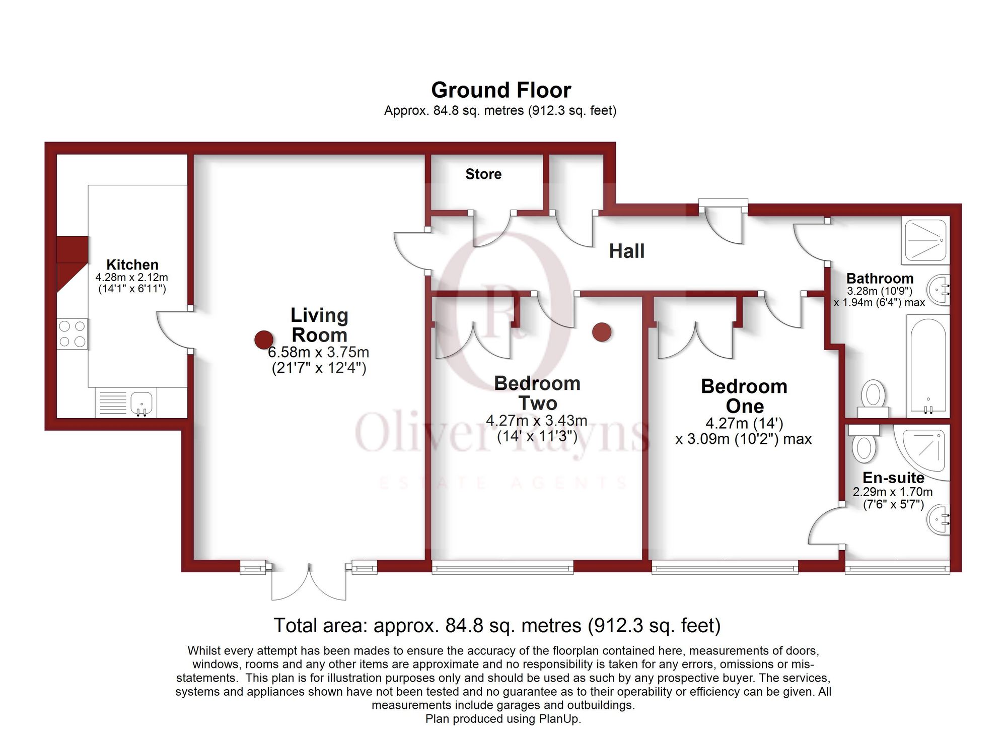 Flat 2, Print Room, Leicester floorplan