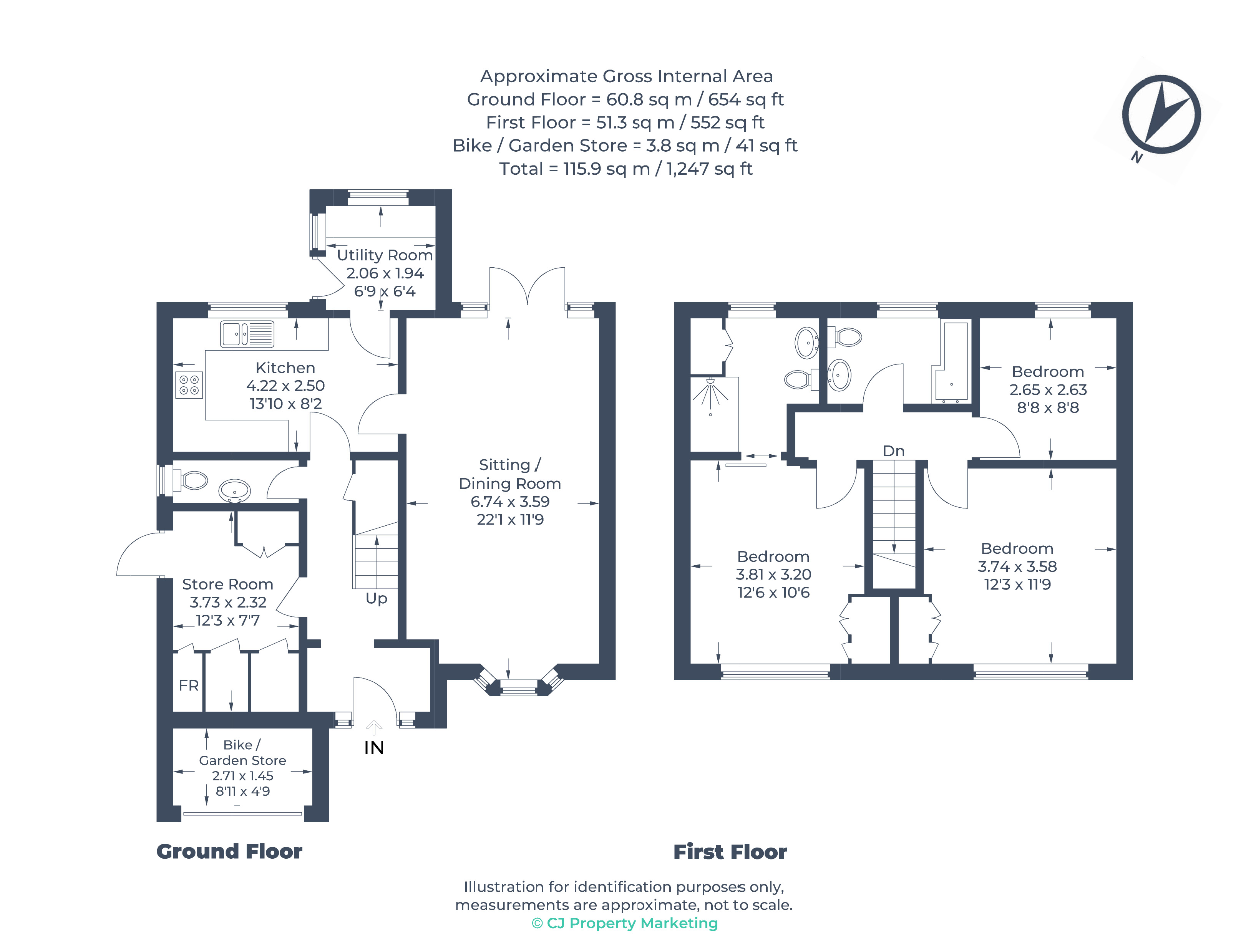 22, Knapp Close, Abingdon floorplan