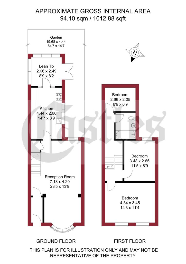 143, Durants Road, Enfield floorplan