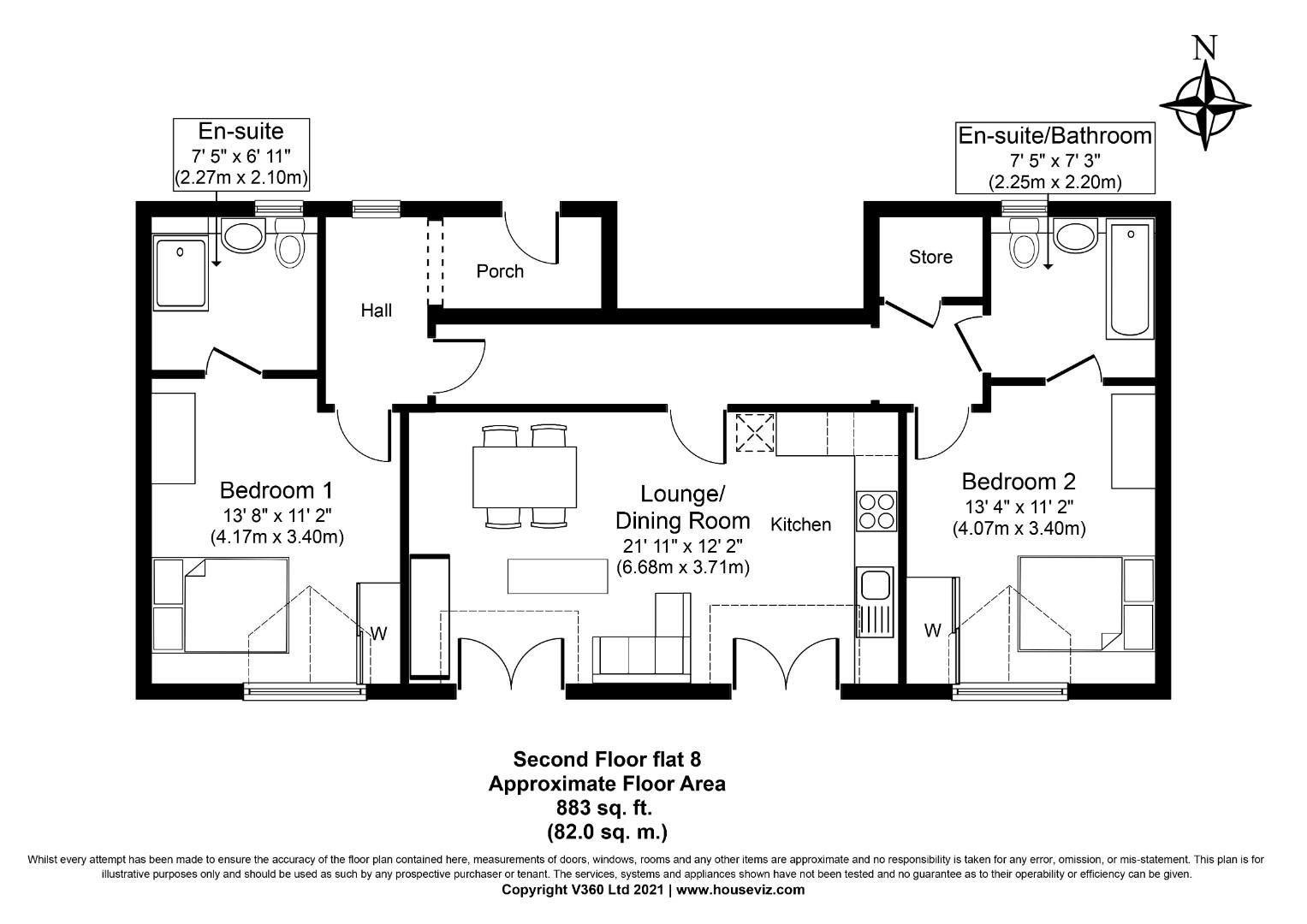 New home, 2 bed flat for sale in Lidgett Lane, Garforth, Leeds LS25