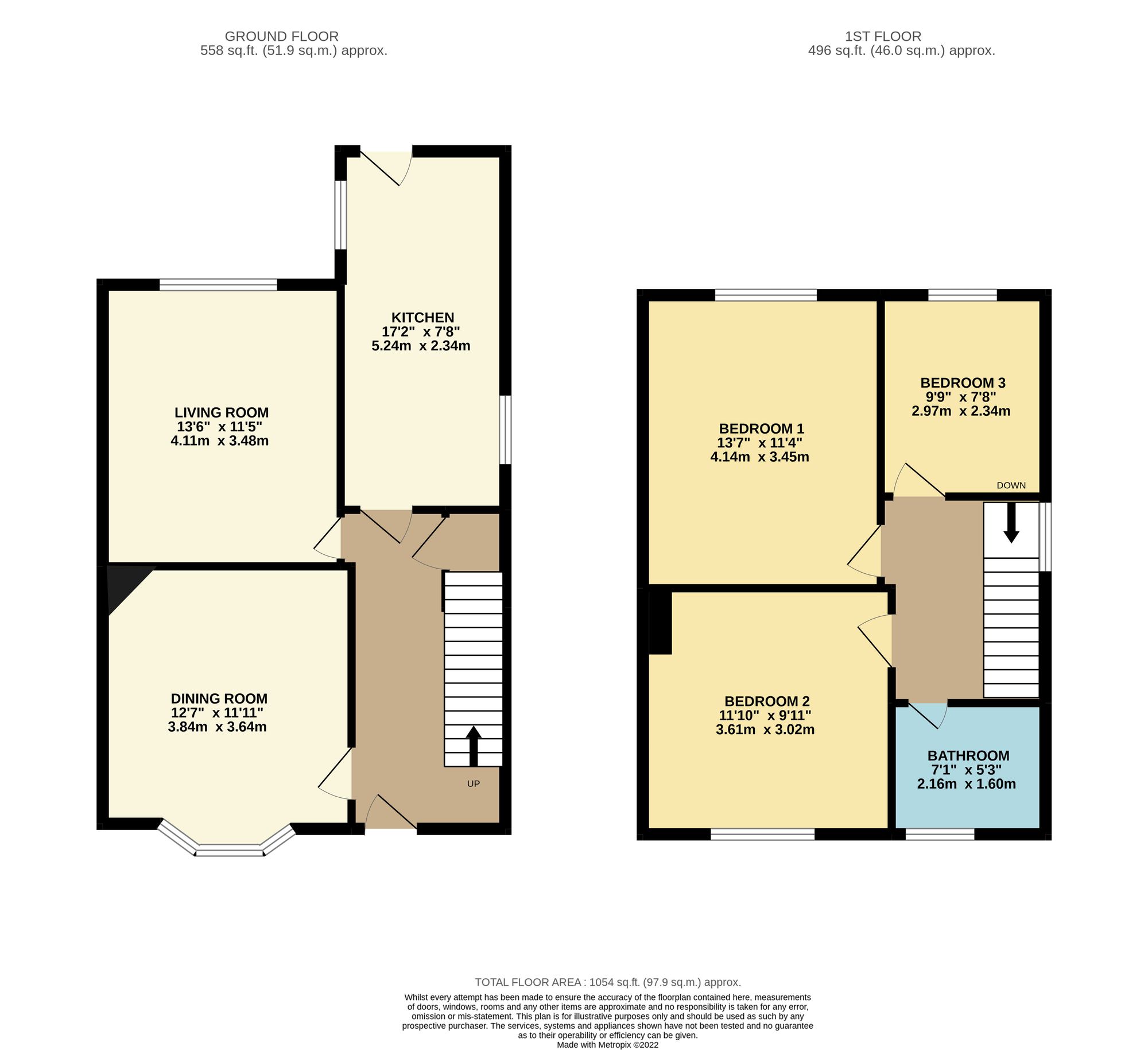 84 Dimond Road, Southampton floorplan