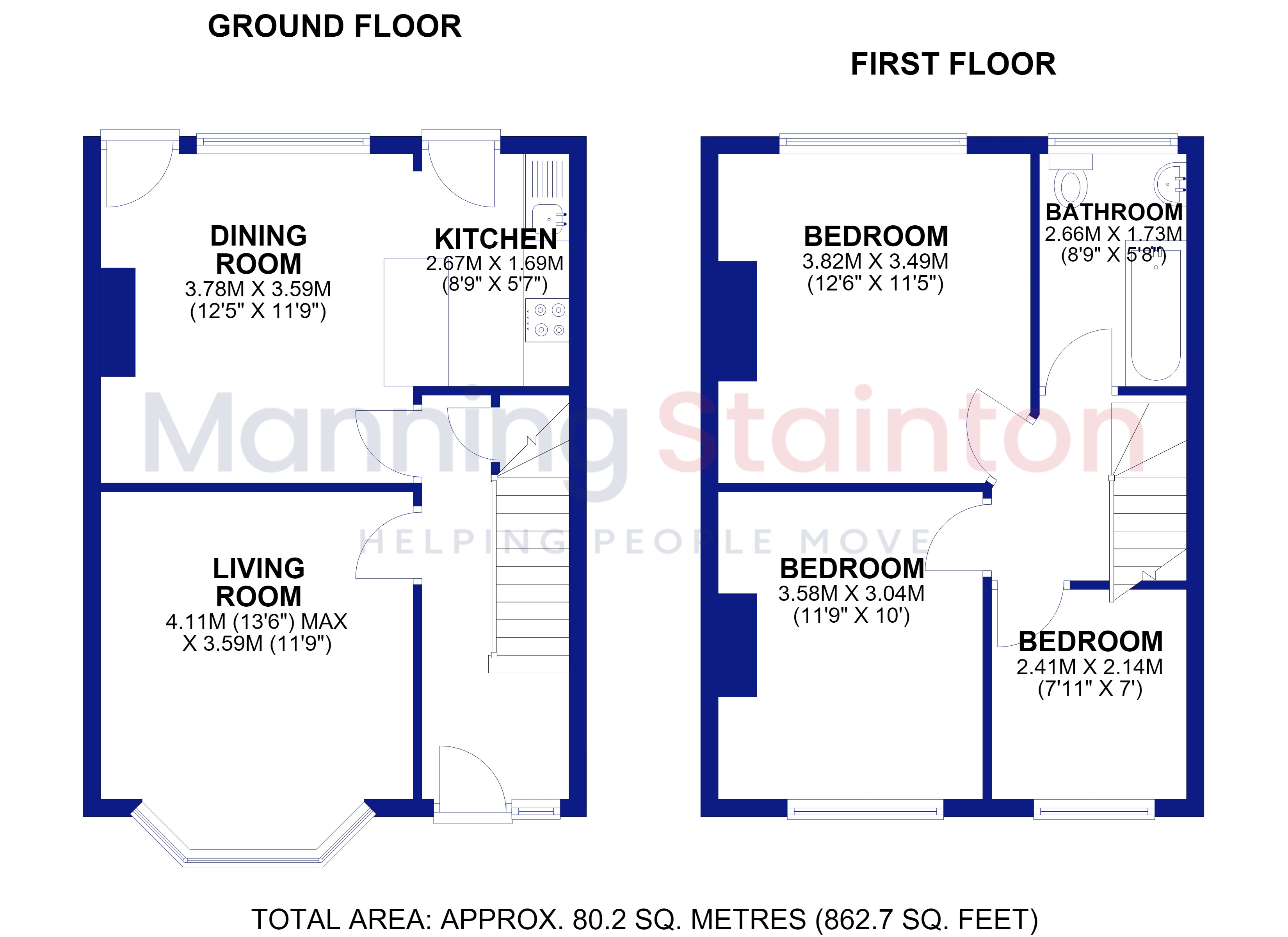 8, Petrie Street, Leeds floorplan
