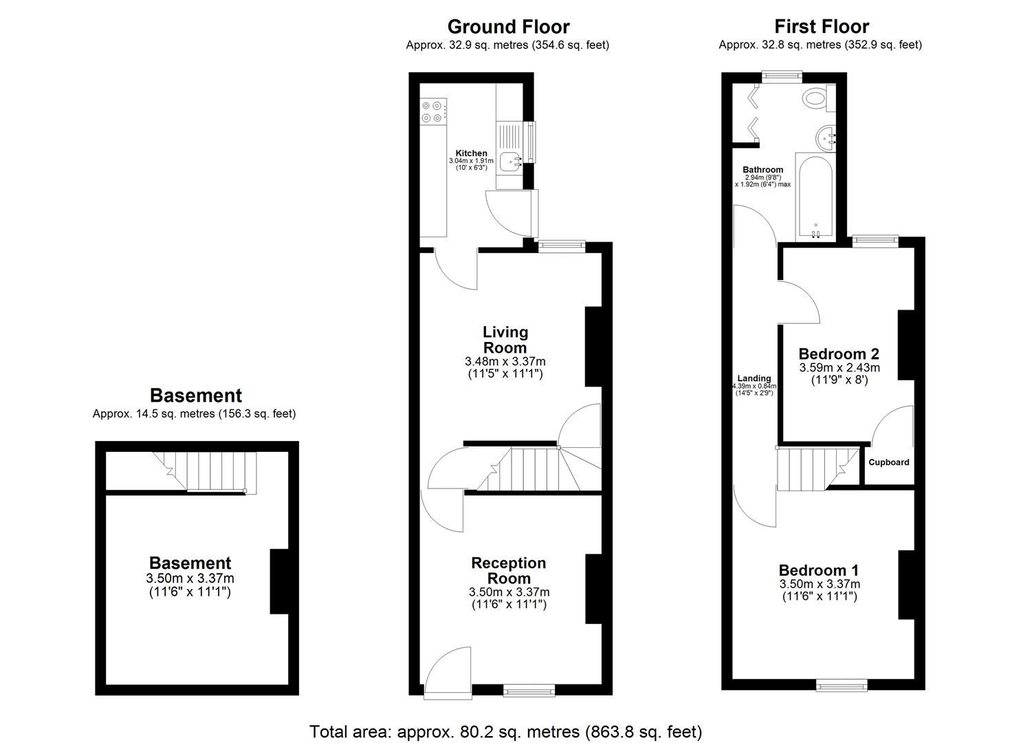 8, Cornwall Road, Derby floorplan