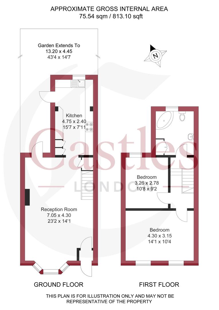 38, Cornwallis Grove, Edmonton floorplan