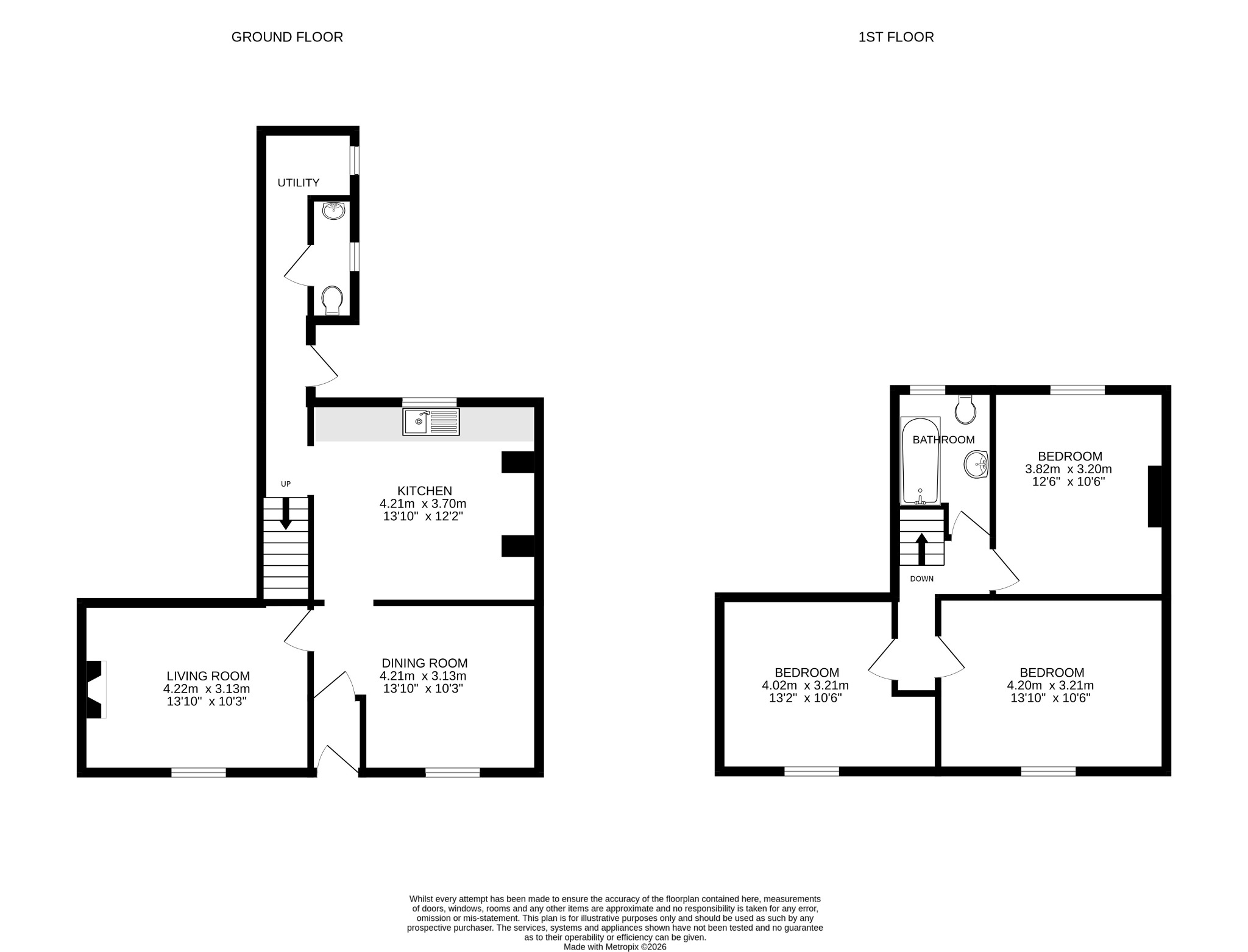 Belle Vue, Herland Road, Helston floorplan