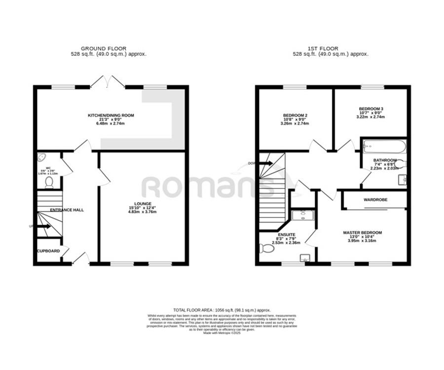 3, Stopher Walk floorplan