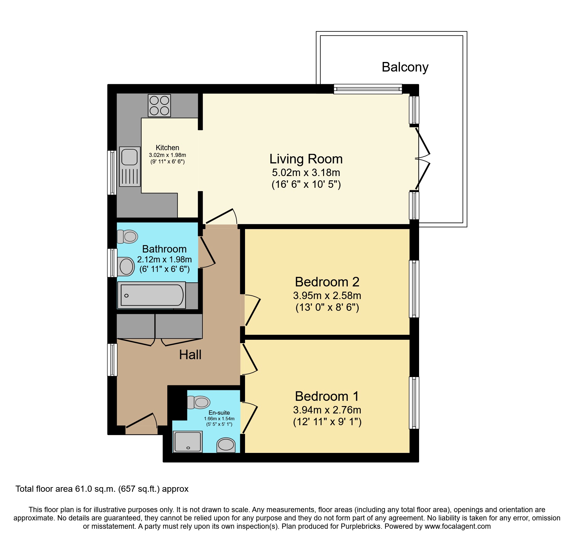 Mallory Road, Basingstoke RG24, 2 bedroom flat for sale 64314315 PrimeLocation
