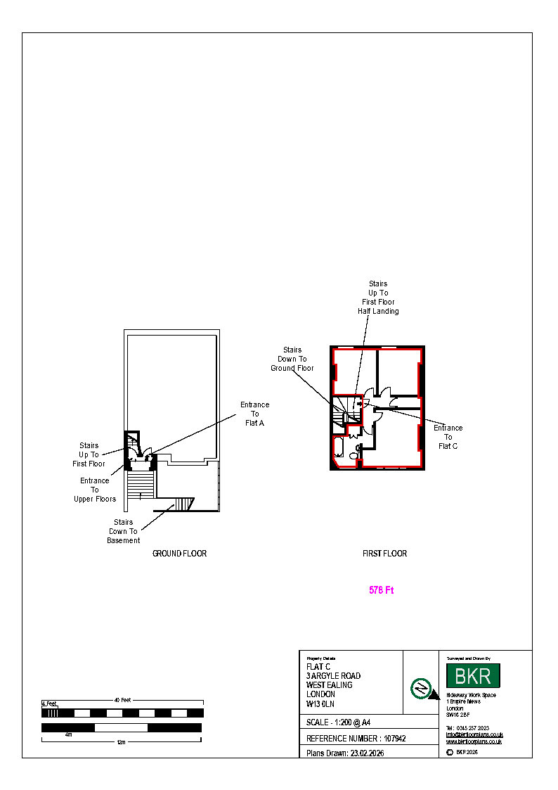 Argyle Road, London floorplan