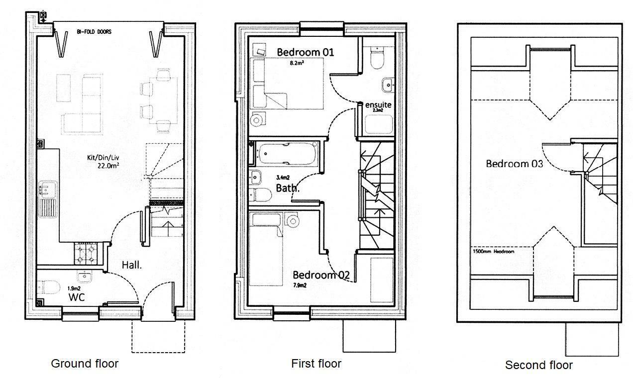 8 St. Marks Rise, Woodmancote, Dursley floorplan