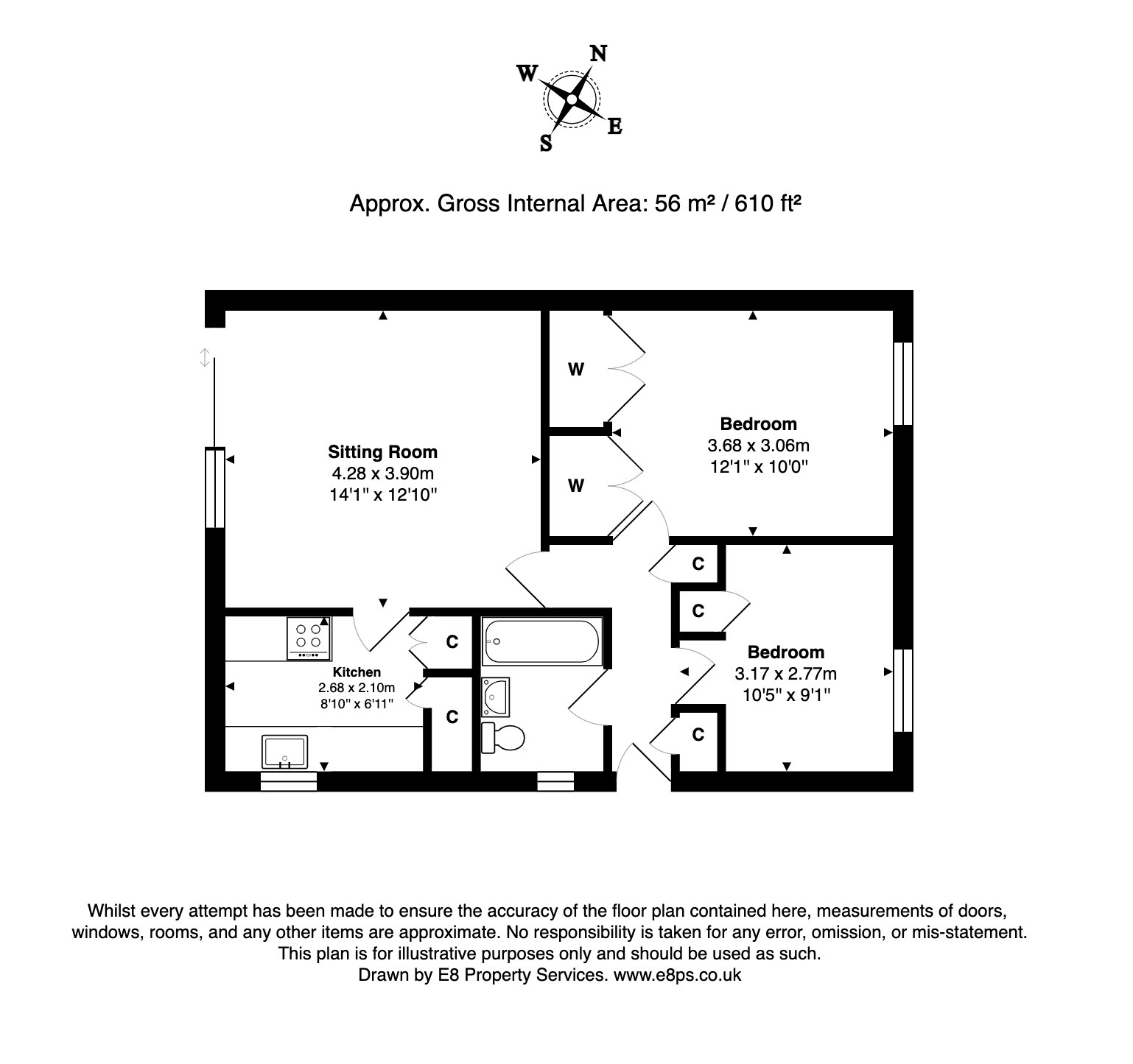 Middle Way, Summertown OX2, 2 bedroom flat for sale 61421184