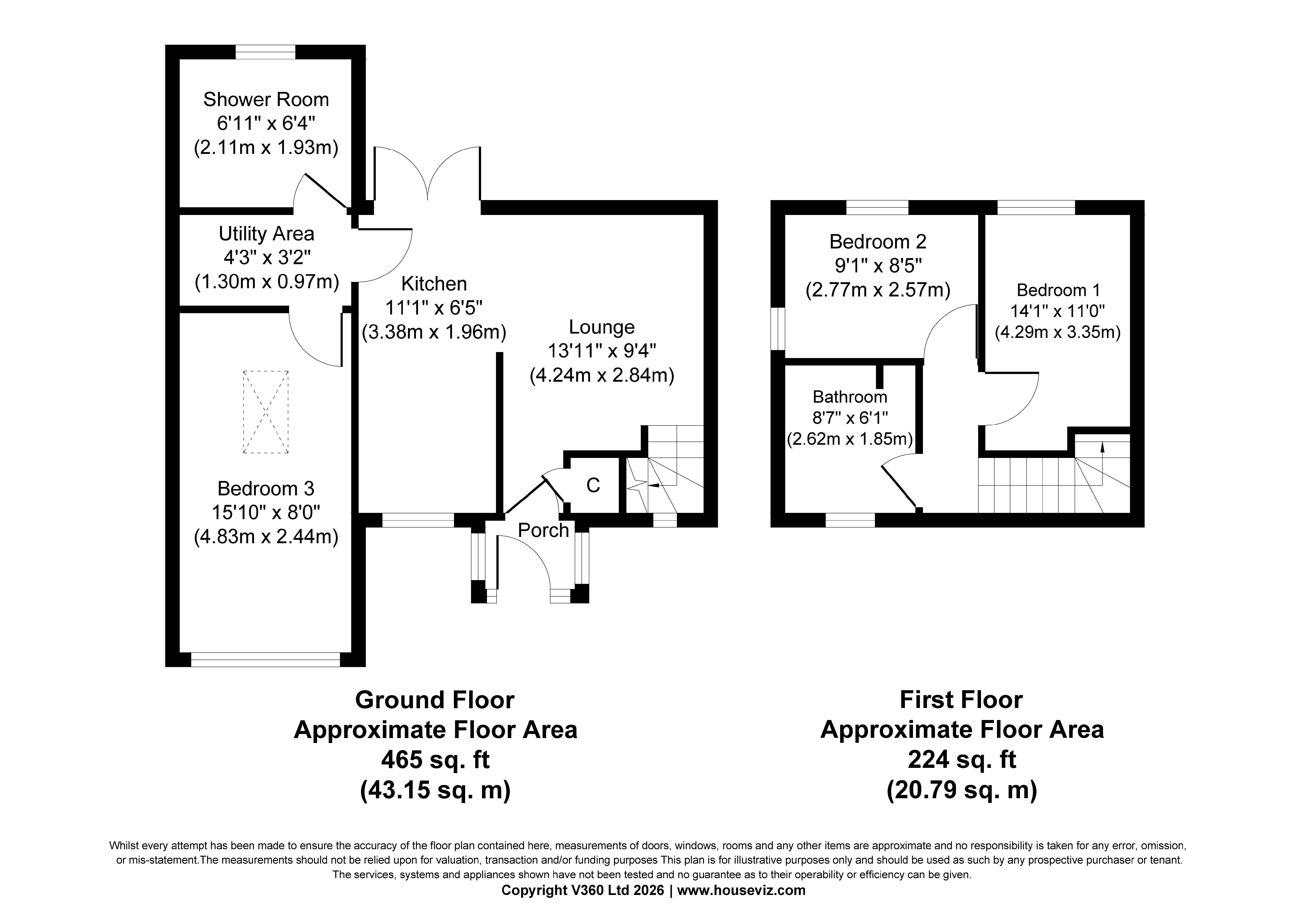 46, Osmund Drive, Northampton floorplan