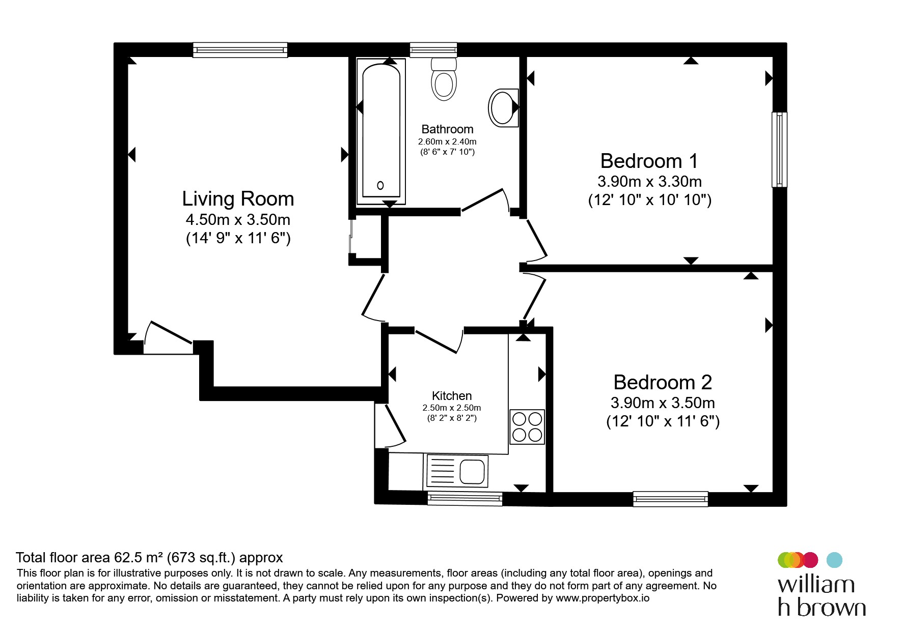 258, Thurcaston Road, Leicester floorplan