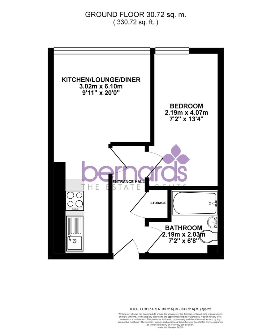 48, Enterprise House, Portsmouth floorplan
