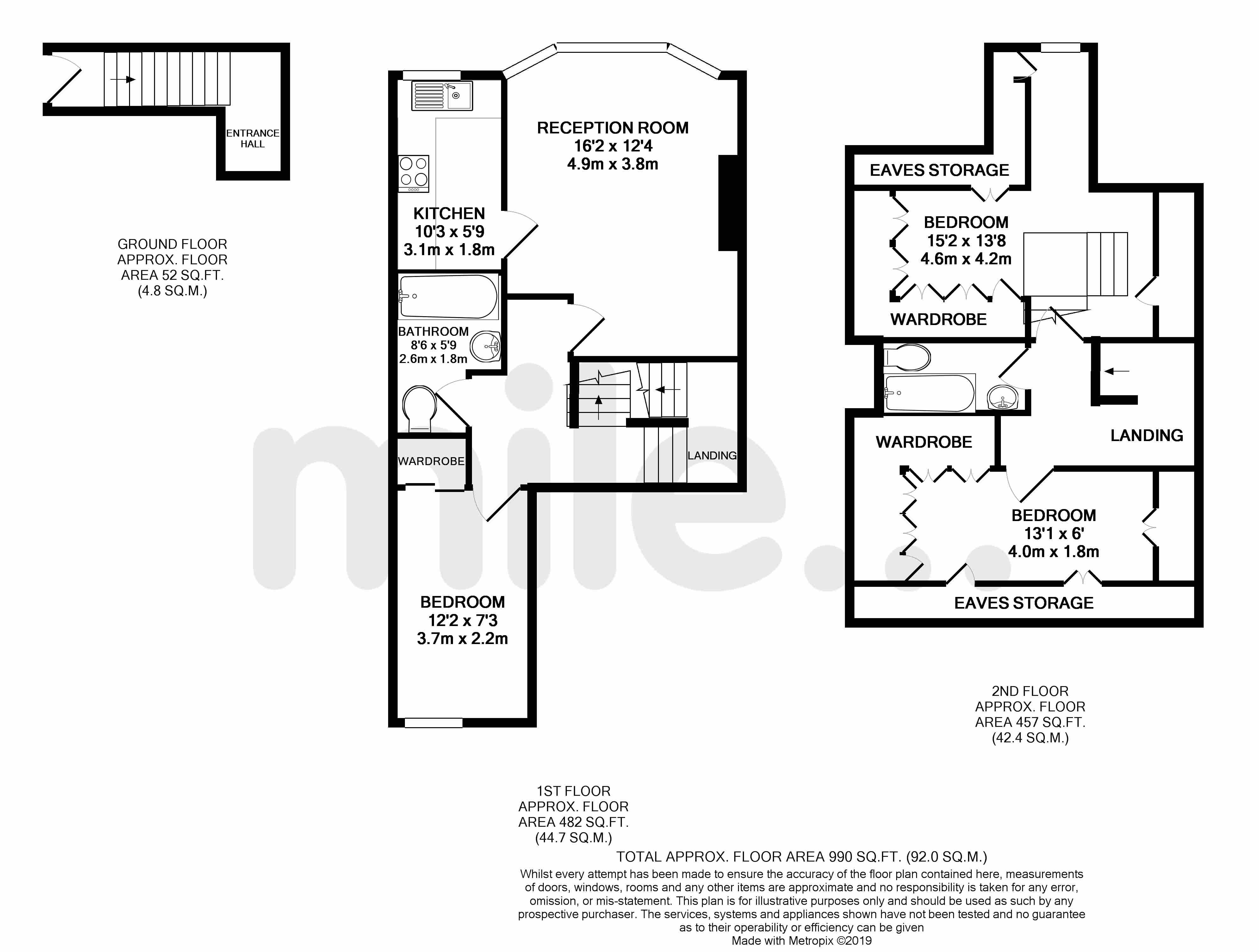 3 Bedrooms Flat to rent in Mount Road, Hendon, London NW4