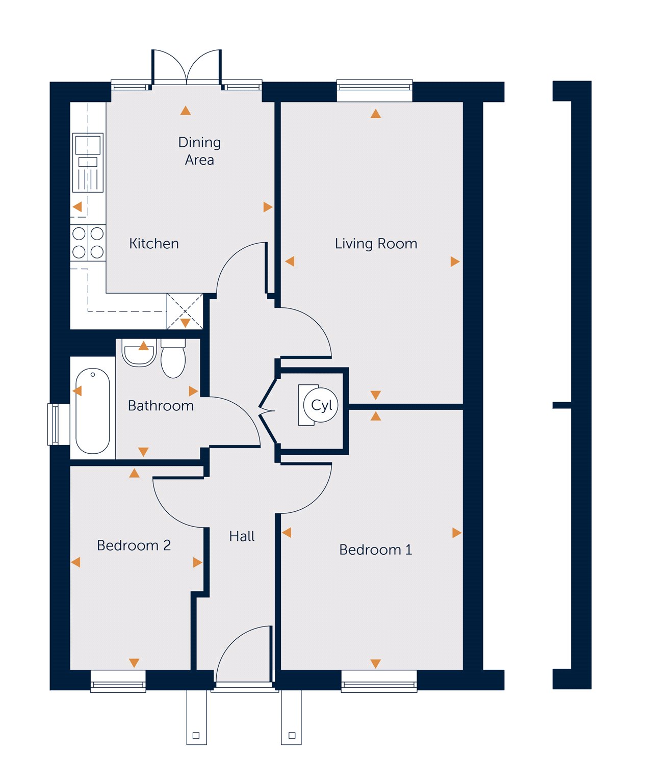 51 Priors View, Priory Meadows,, 51 Priors View, Priory Meadows, Gloucester floorplan