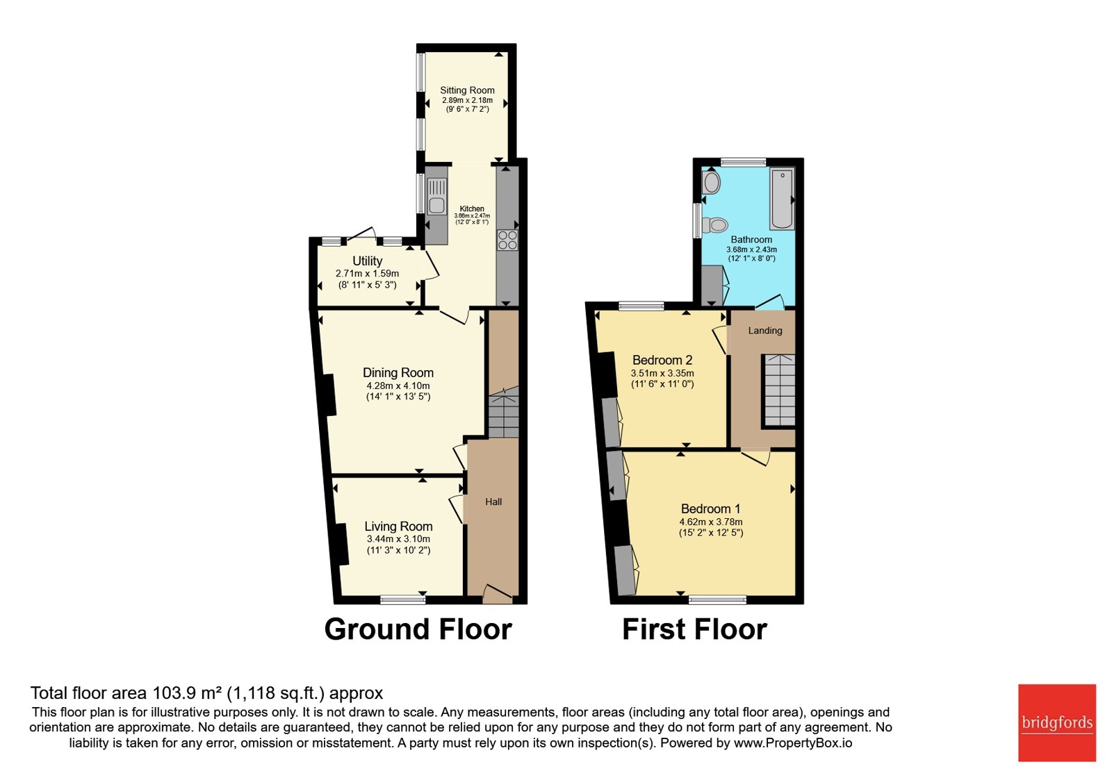 114, Haughton Green Road, Manchester floorplan