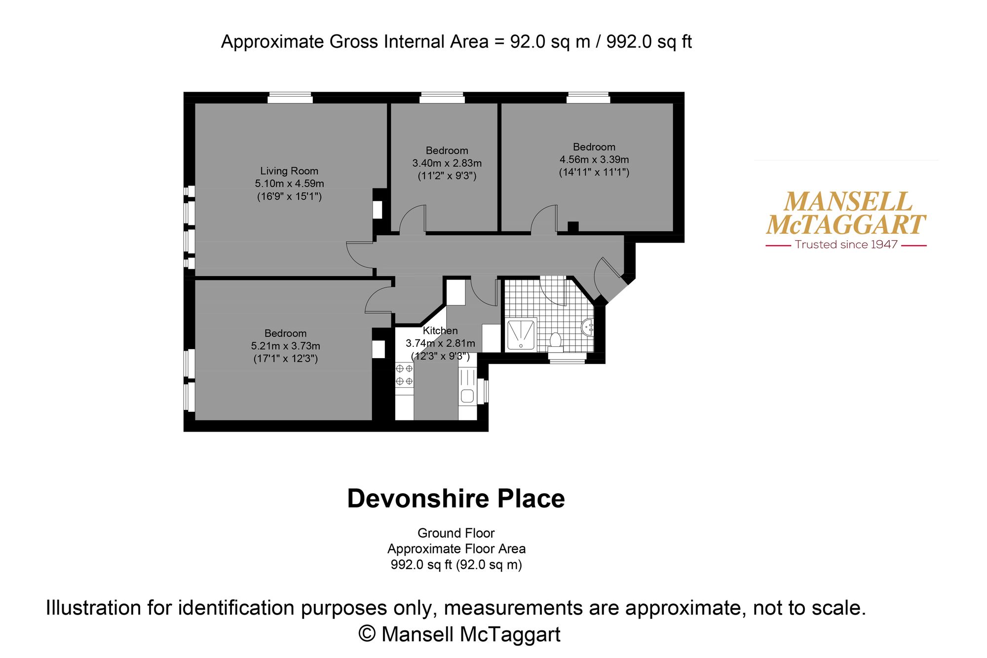16 New Steine Mansions Devonshire Place, Brighton floorplan