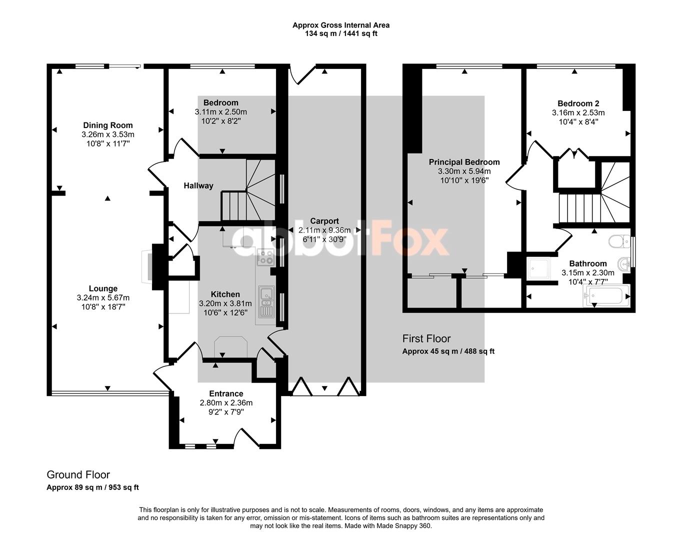 45, Gowing Road, Norwich floorplan