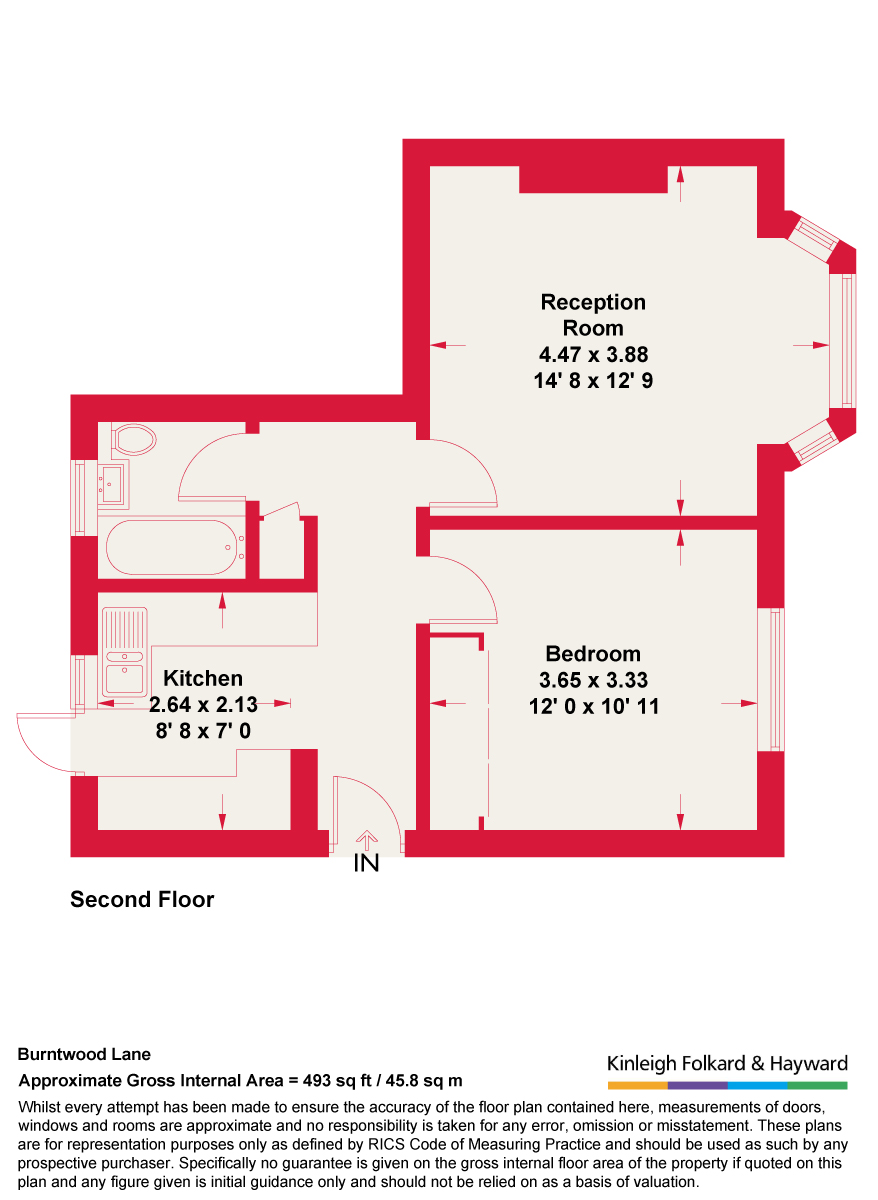 Flat 14 Burntwood Court,, Burntwood Lane, London floorplan