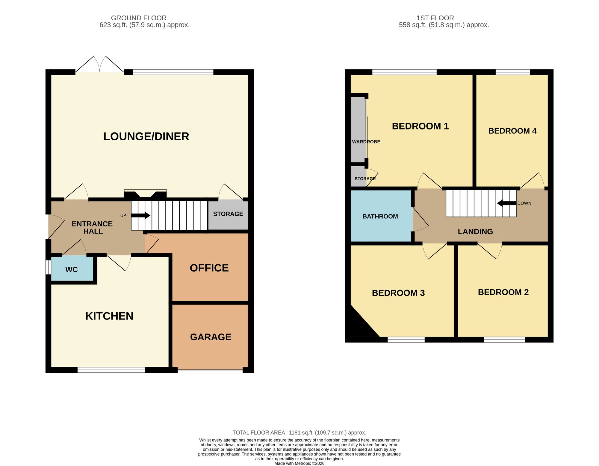 14 Imperial Avenue, Chelmsford floorplan