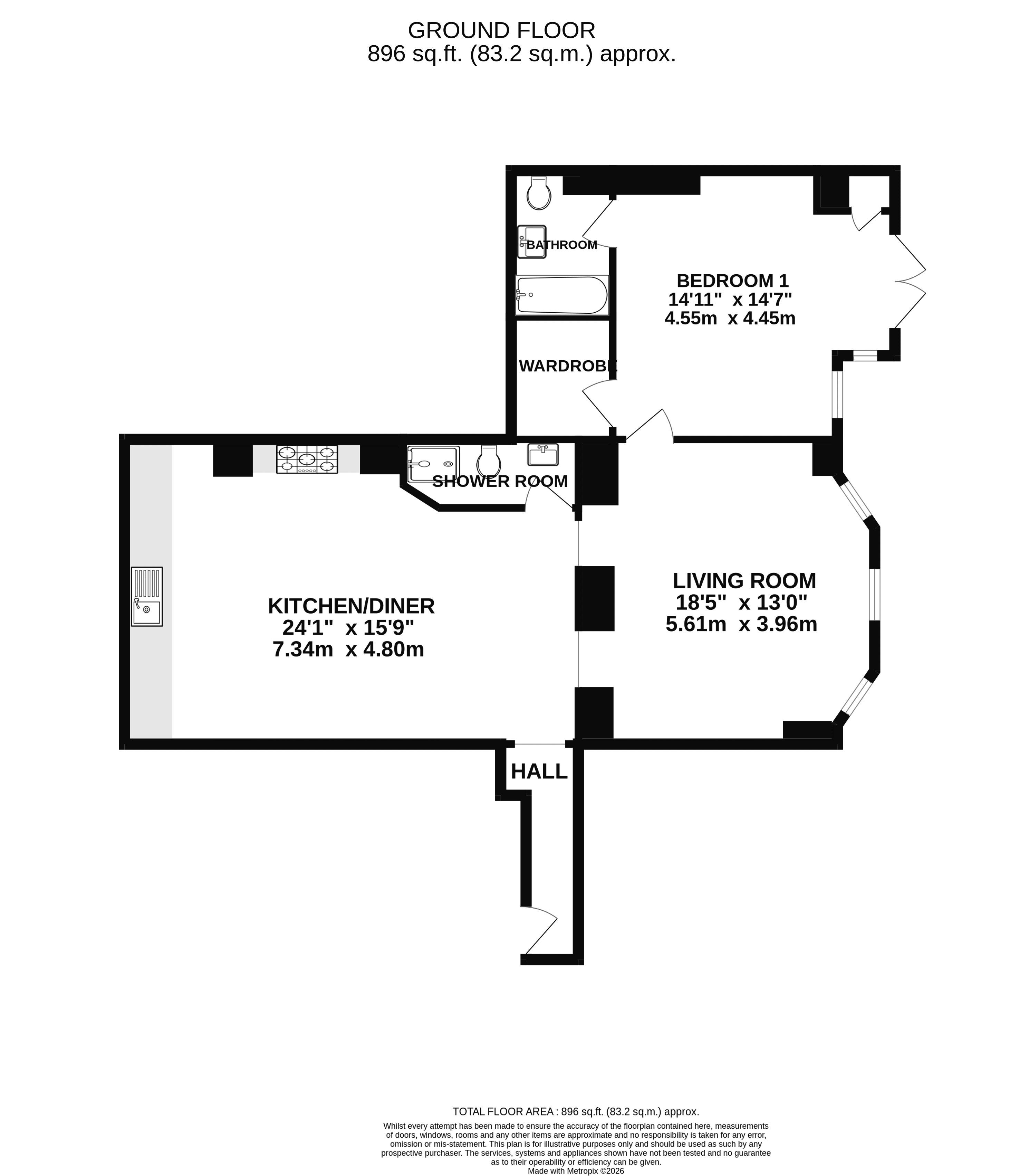 5 Ambassador Court, The Mount, York floorplan
