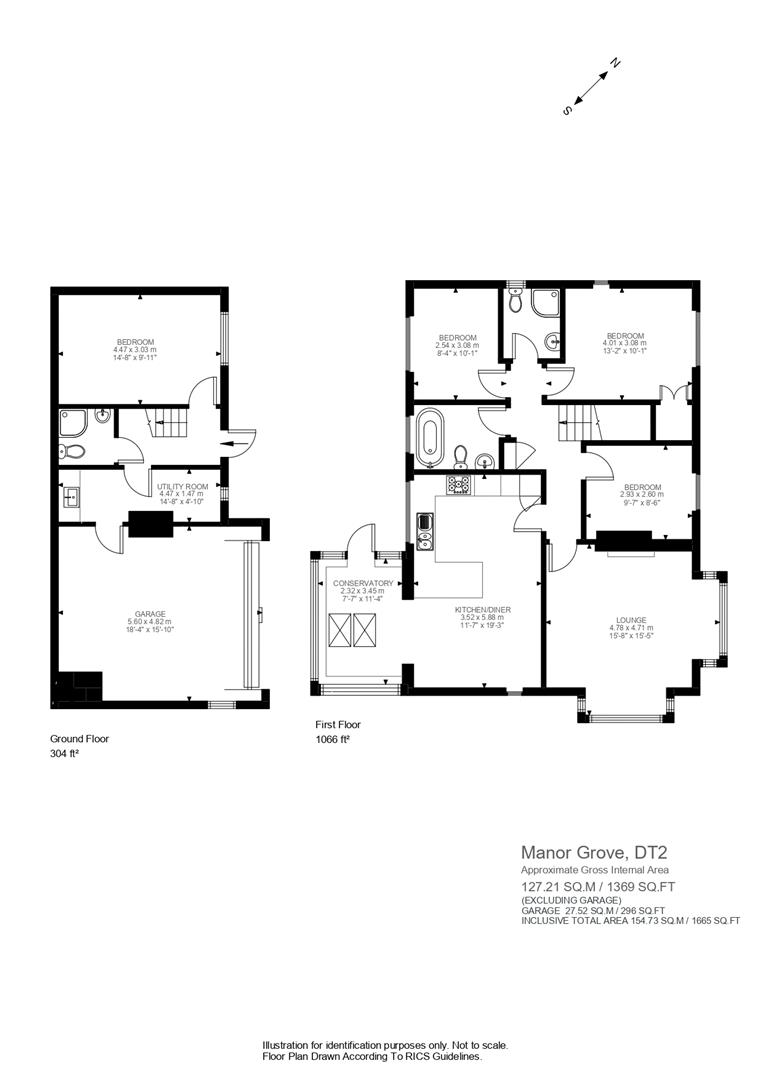6, Manor Grove, Martinstown floorplan