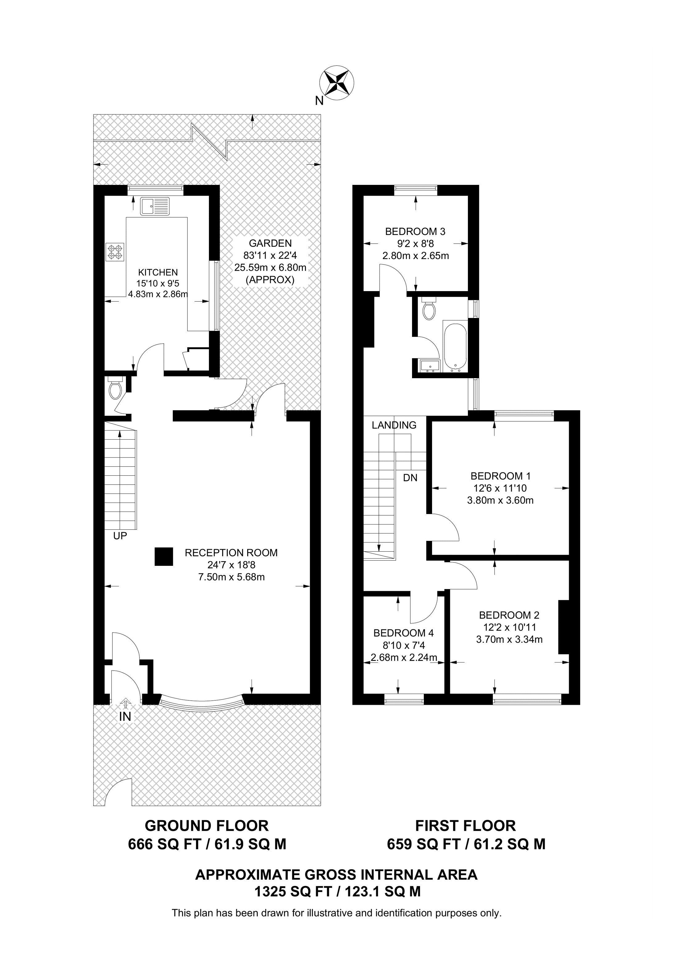 Llanover Road, Woolwich floorplan