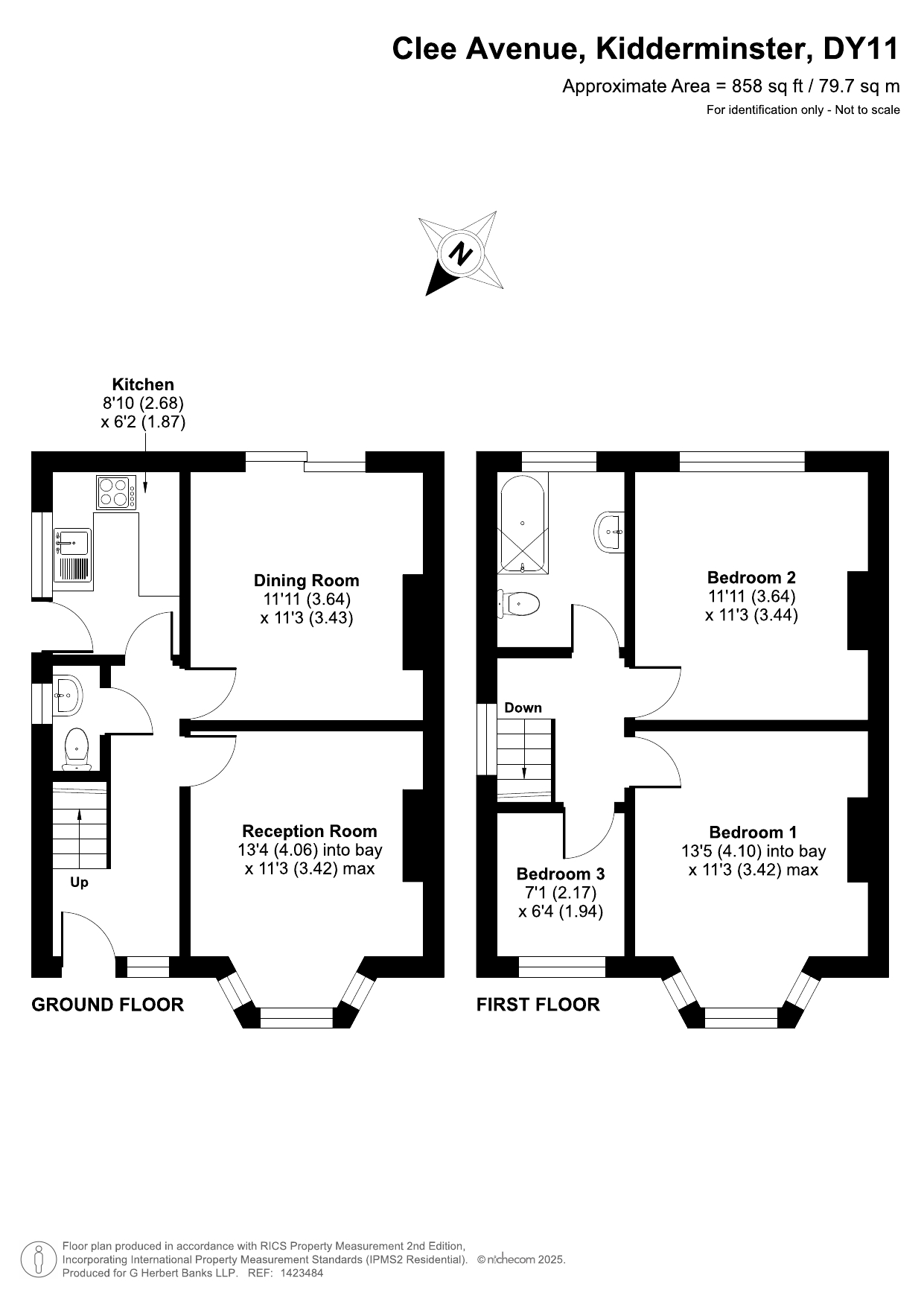 19, Clee Avenue, Kidderminster floorplan