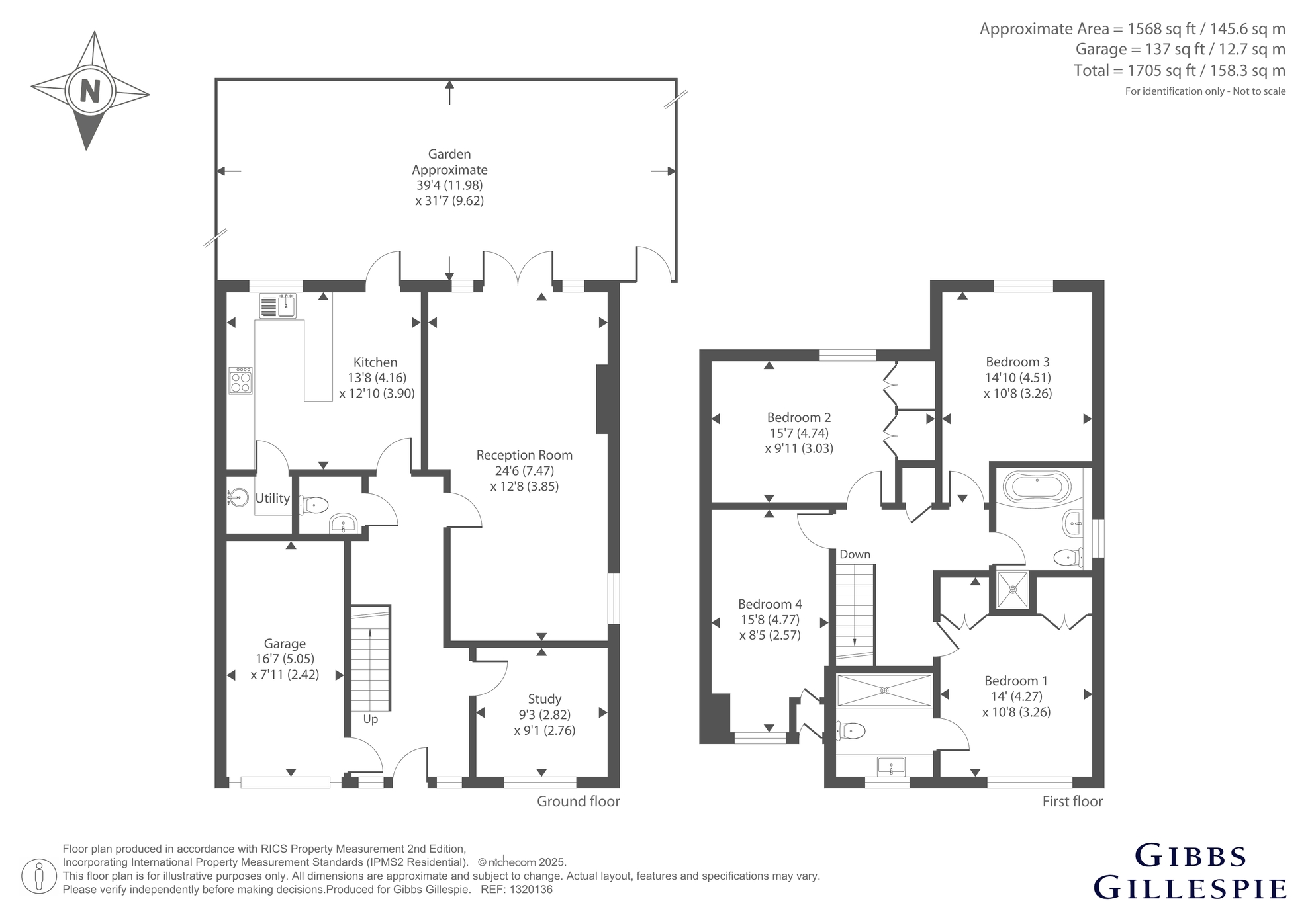 2 The Villas,, The Villas, Robinsons Close, Ealing floorplan