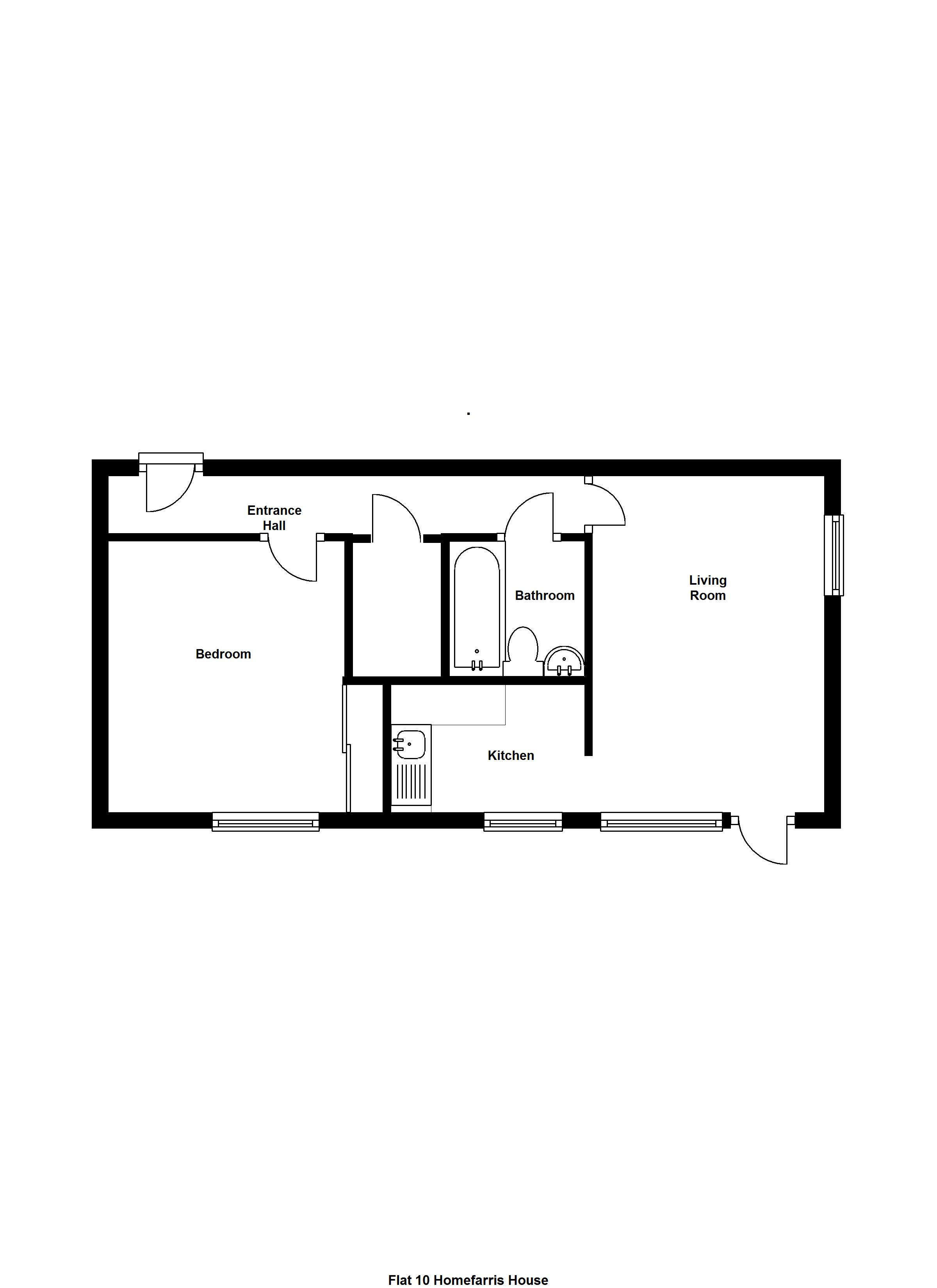 10, Homefarris House, Bleke Street, Shaftesbury floorplan
