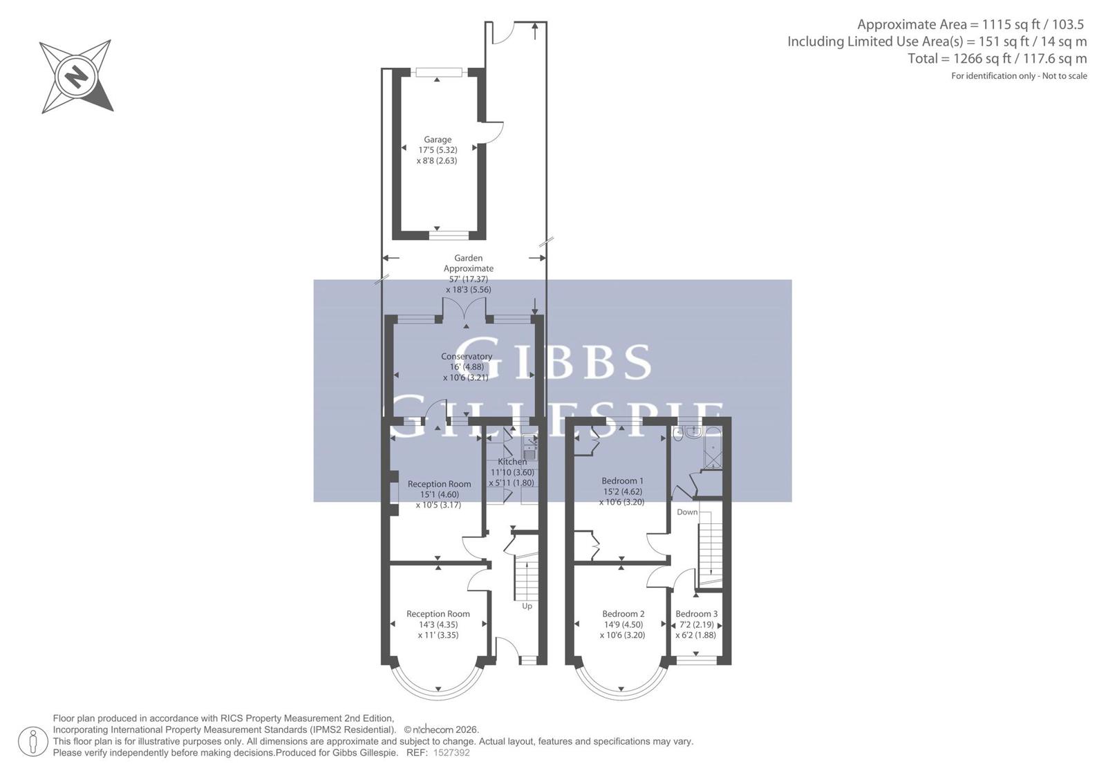 Lynton Road, Middlesex floorplan