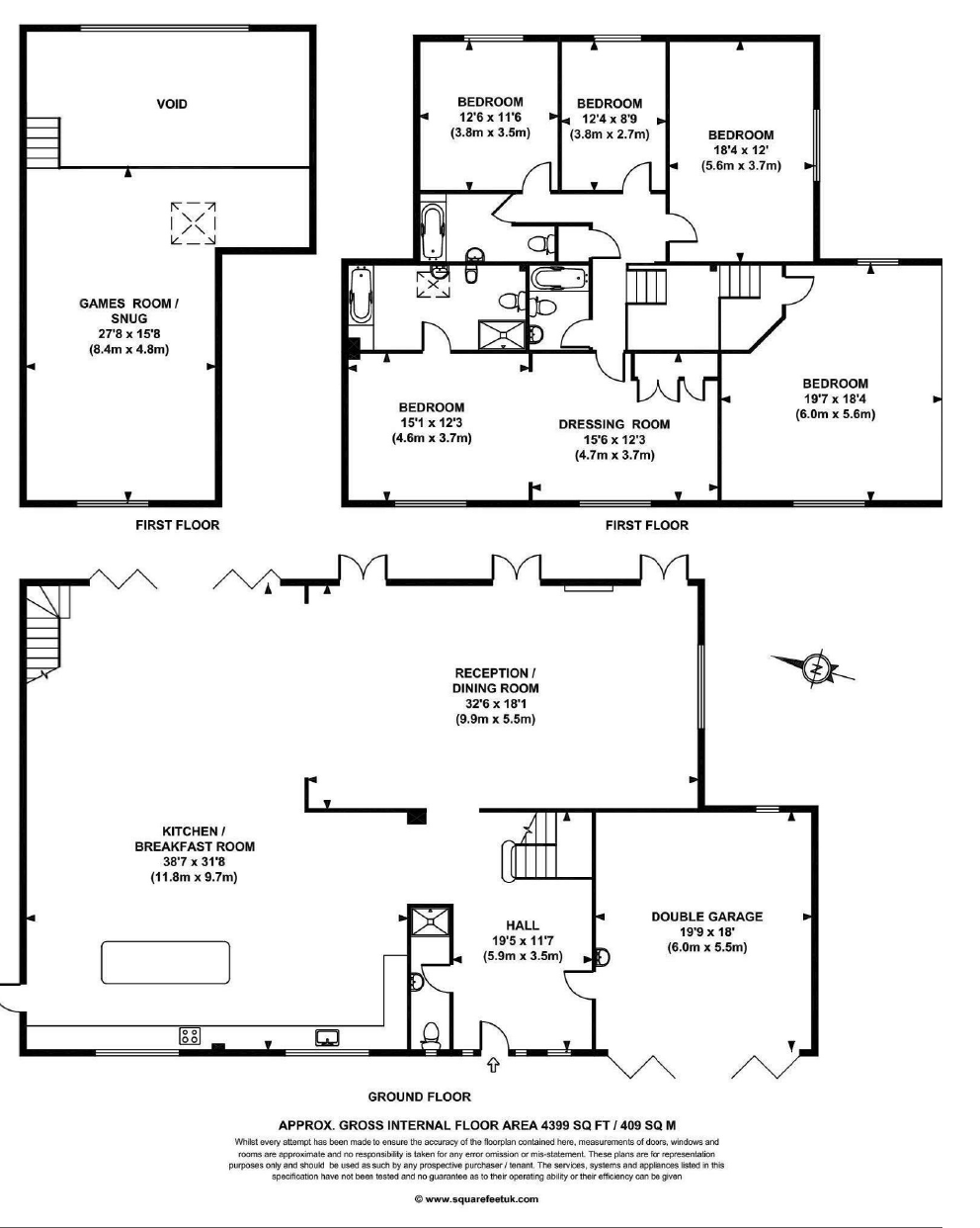 9, Brackenhill, Cobham floorplan