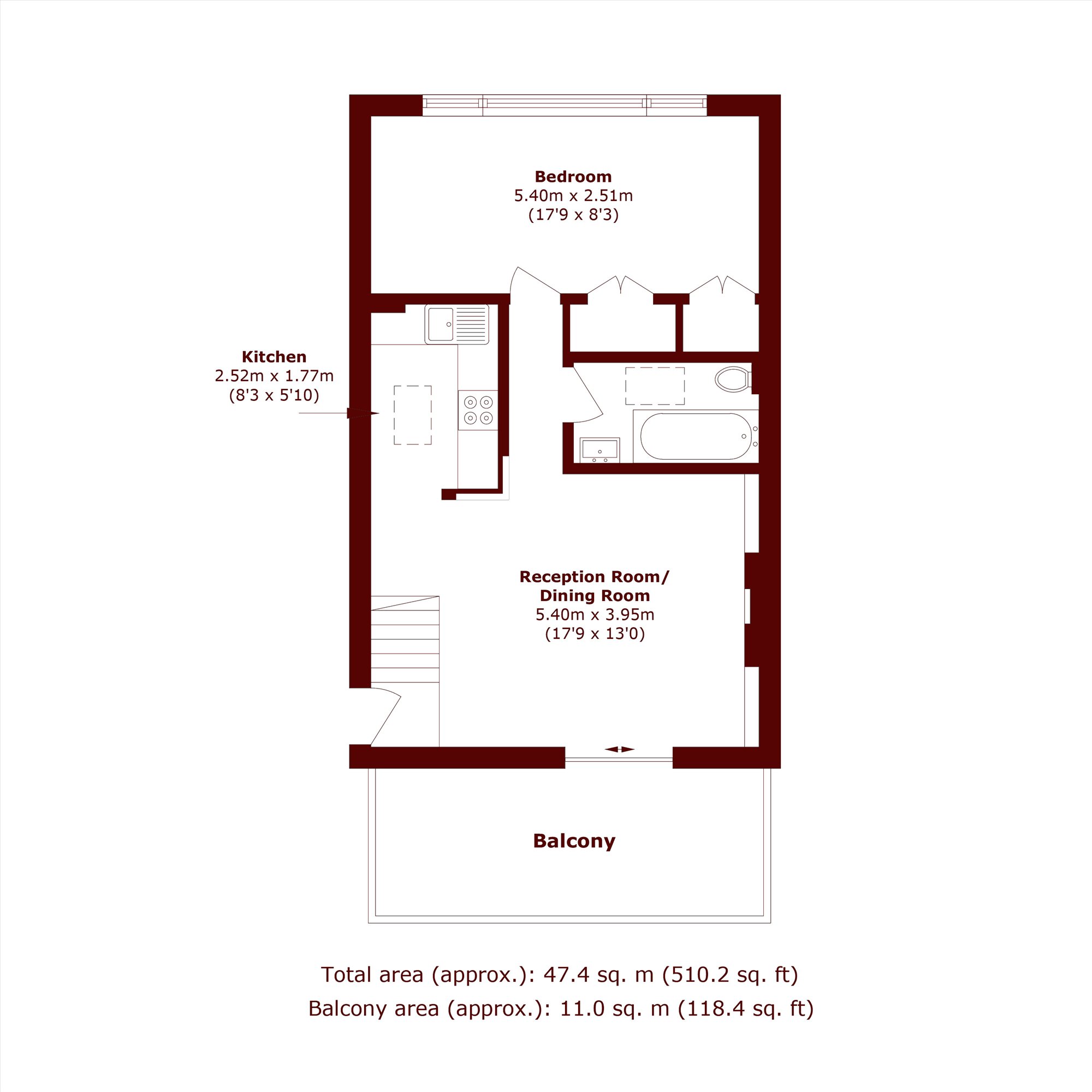 Gratton Road, London floorplan