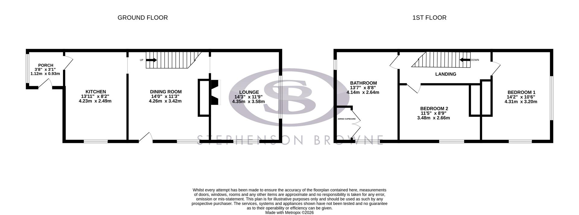 39, Rood Hill, Congleton floorplan