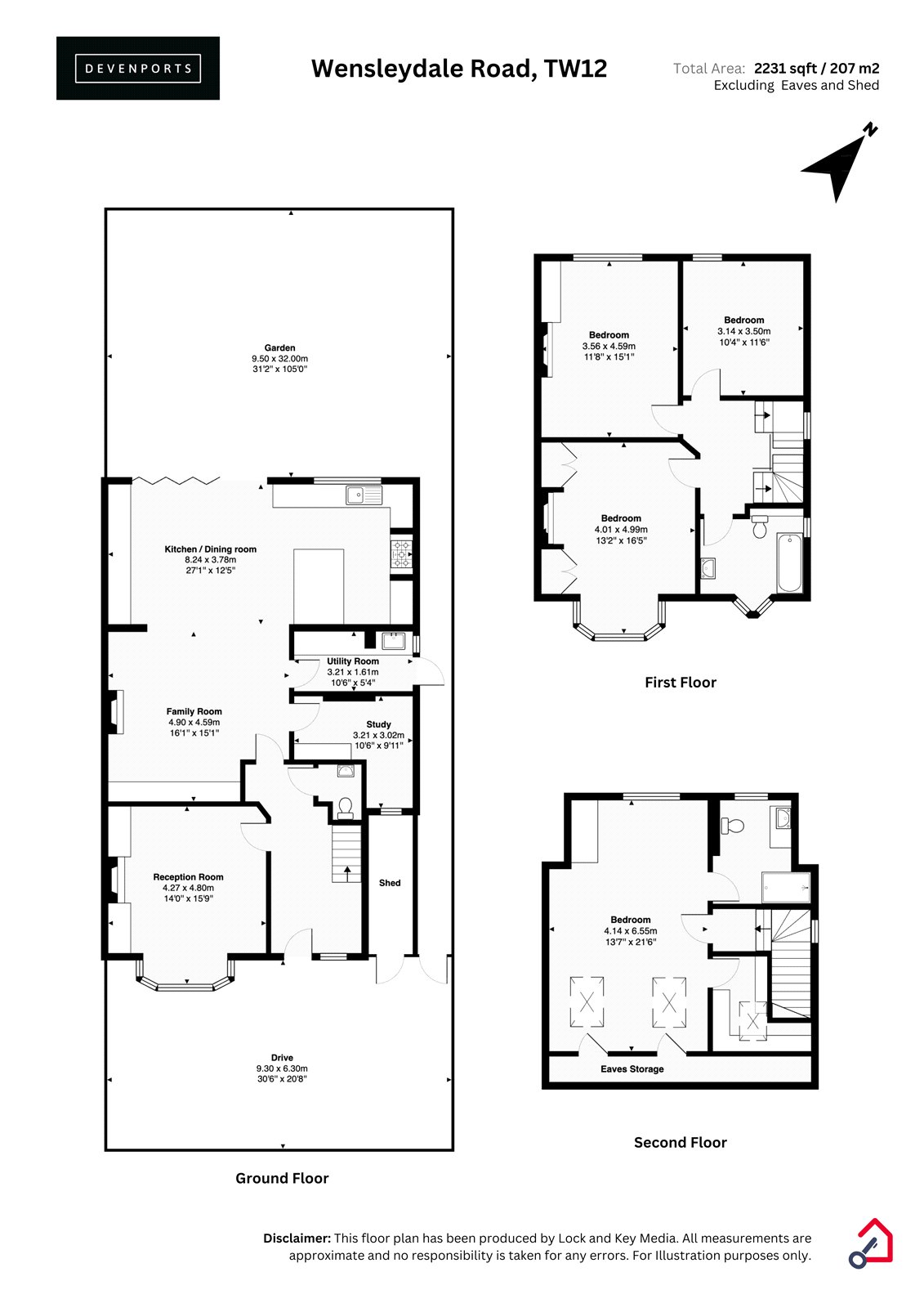 20, Wensleydale Road, Hampton floorplan