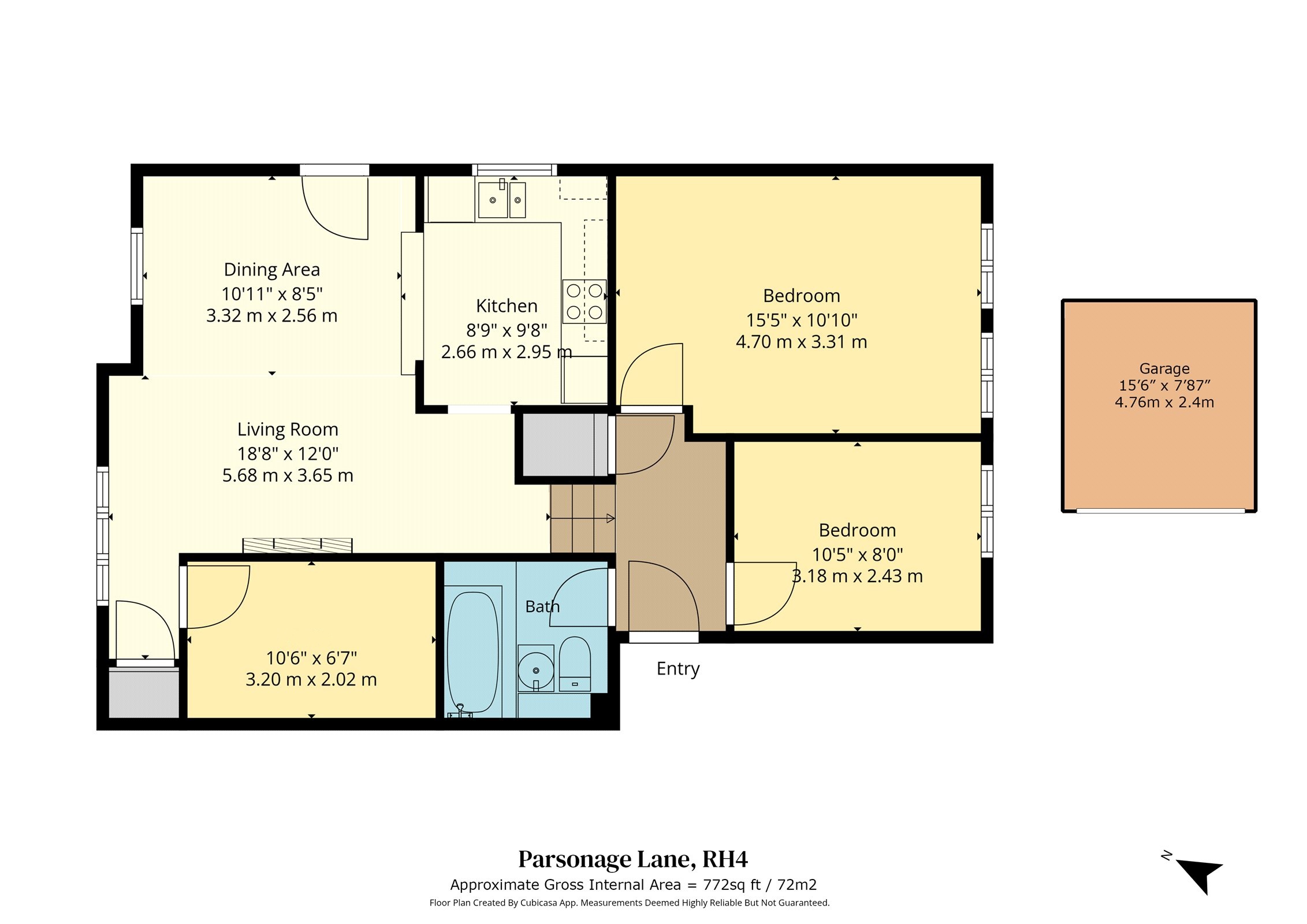 2 Westcott Court,, Parsonage Lane, Dorking floorplan