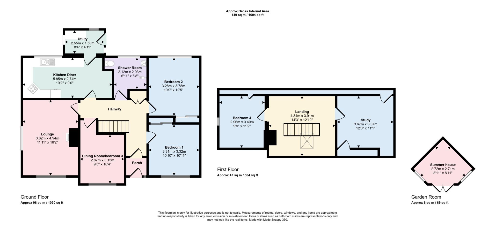 41, Moss Side Road, Nairn floorplan