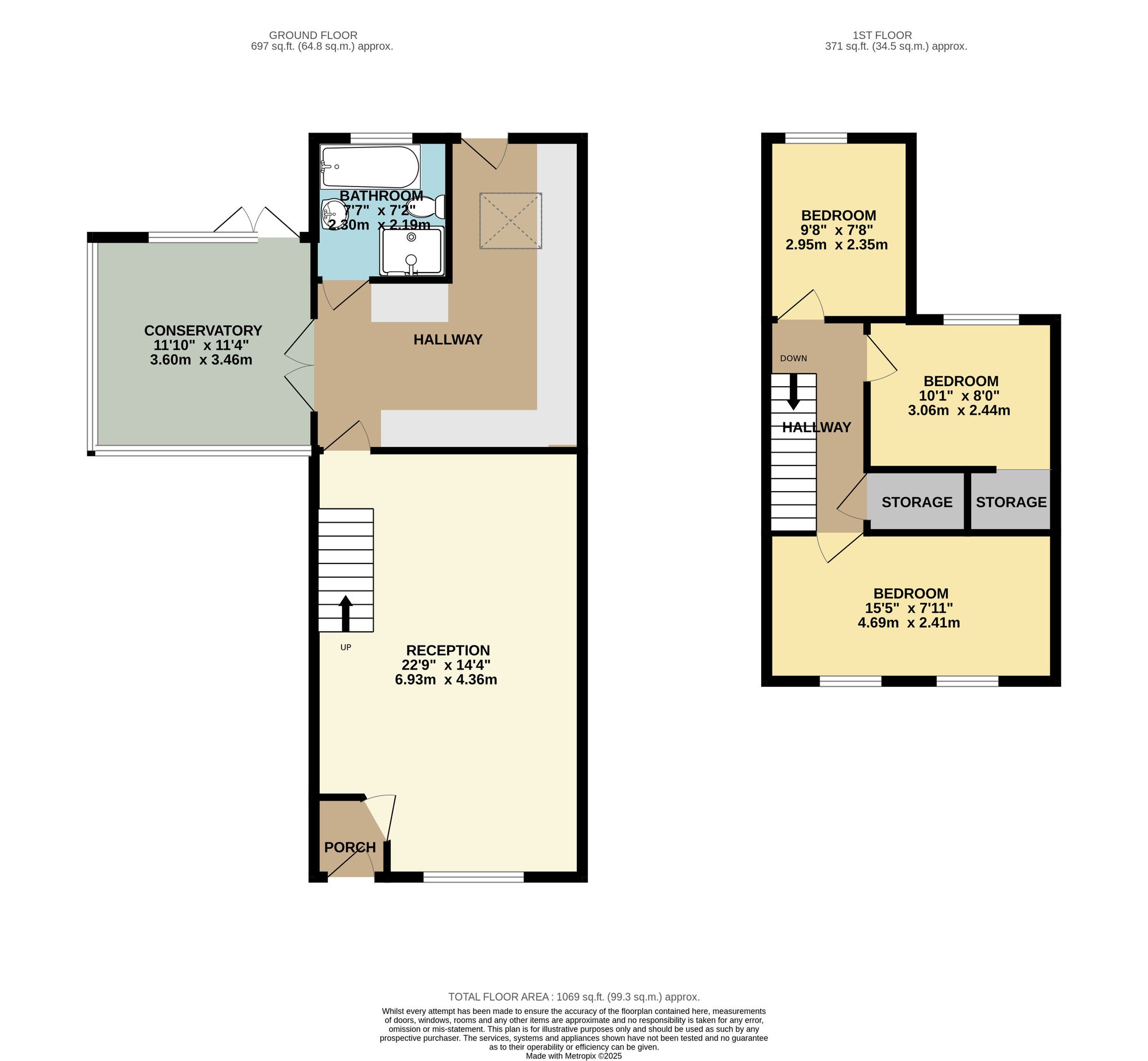 23 Tillery Road, Abertillery floorplan