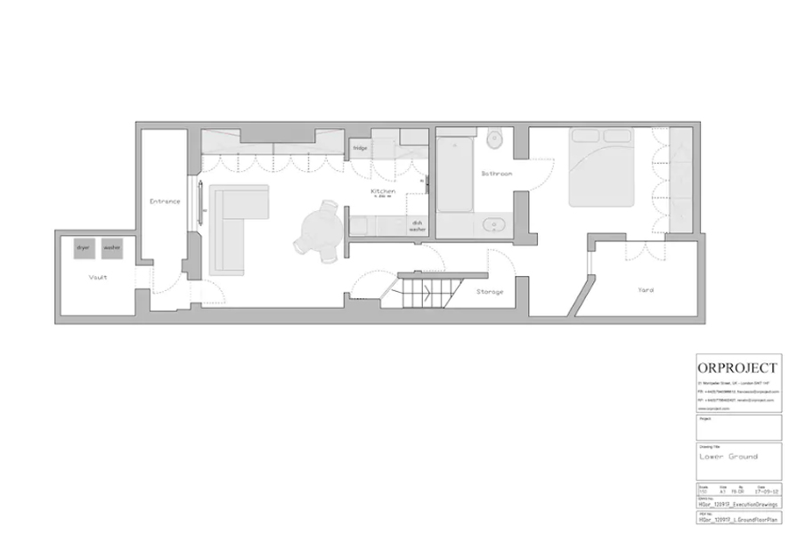 21 - Basement Flat, Montpelier Street , London floorplan