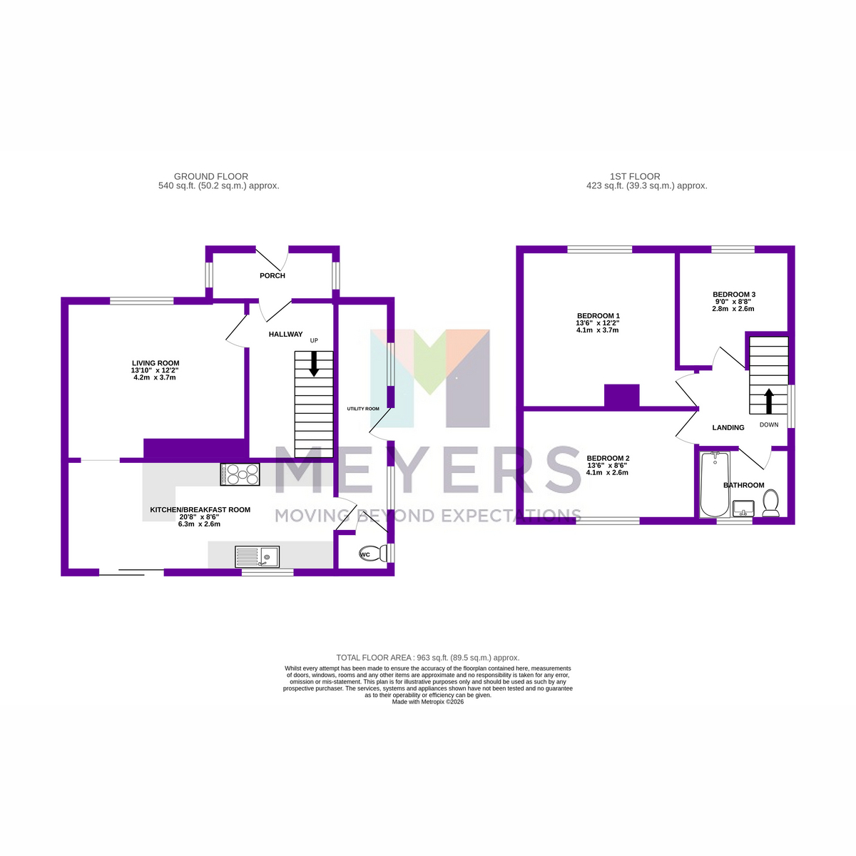 71, Mount Road, Bournemouth floorplan